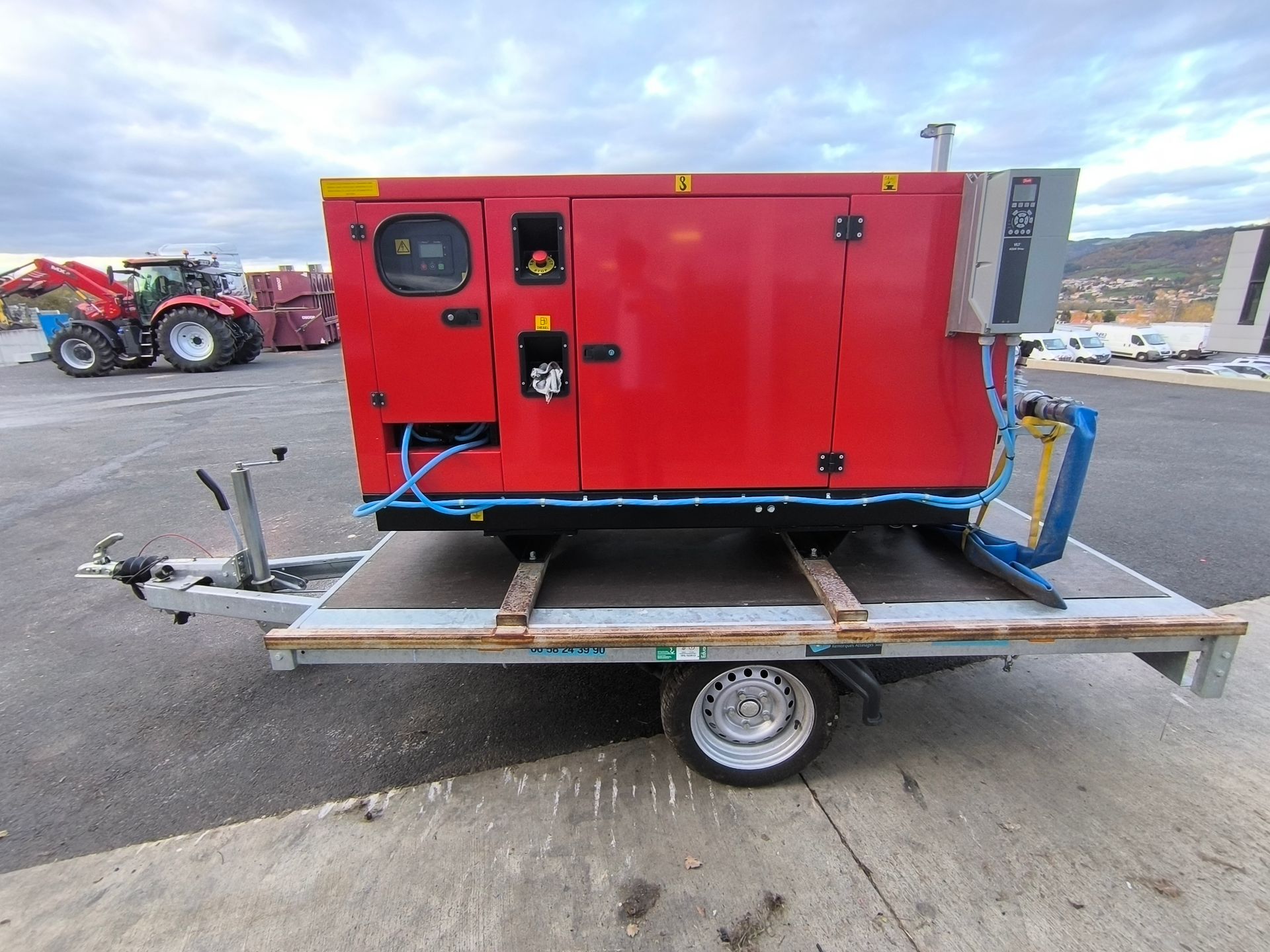 Groupe électrogène Carod CMP-16LI + Remorque