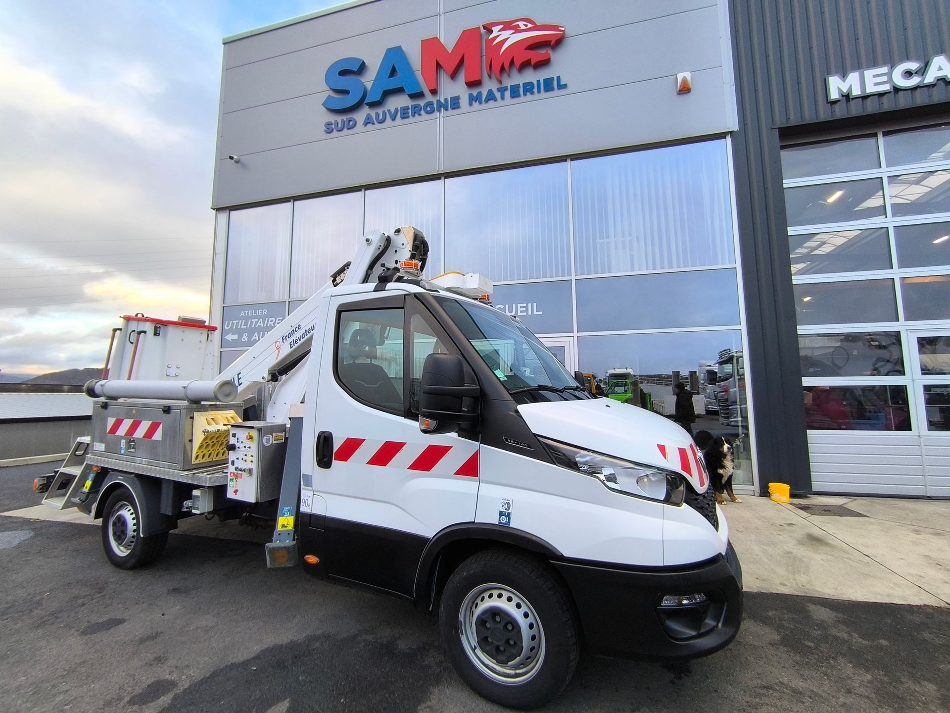 Nacelle France Elevataur sur Iveco Daily