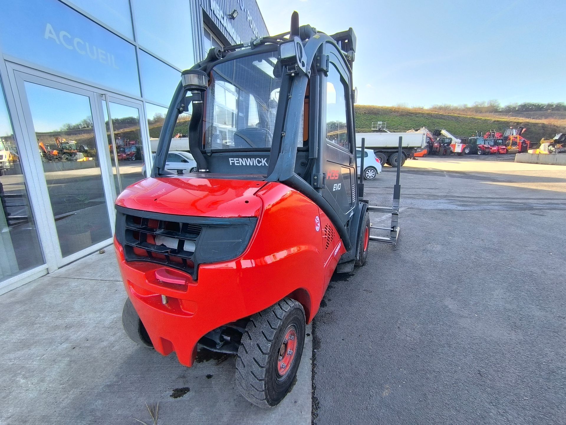 Fenwick H35D Evo TDL + Ecarteur de fourches
