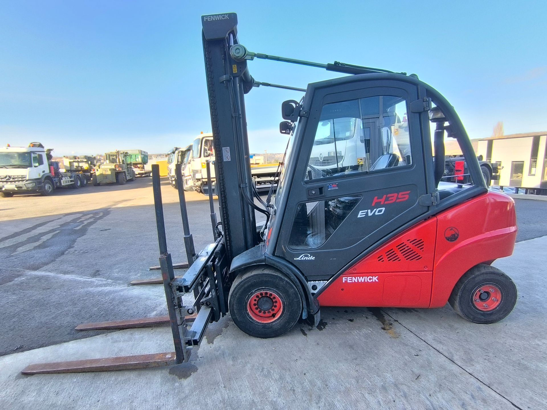 Fenwick H35D Evo TDL + Ecarteur de fourches