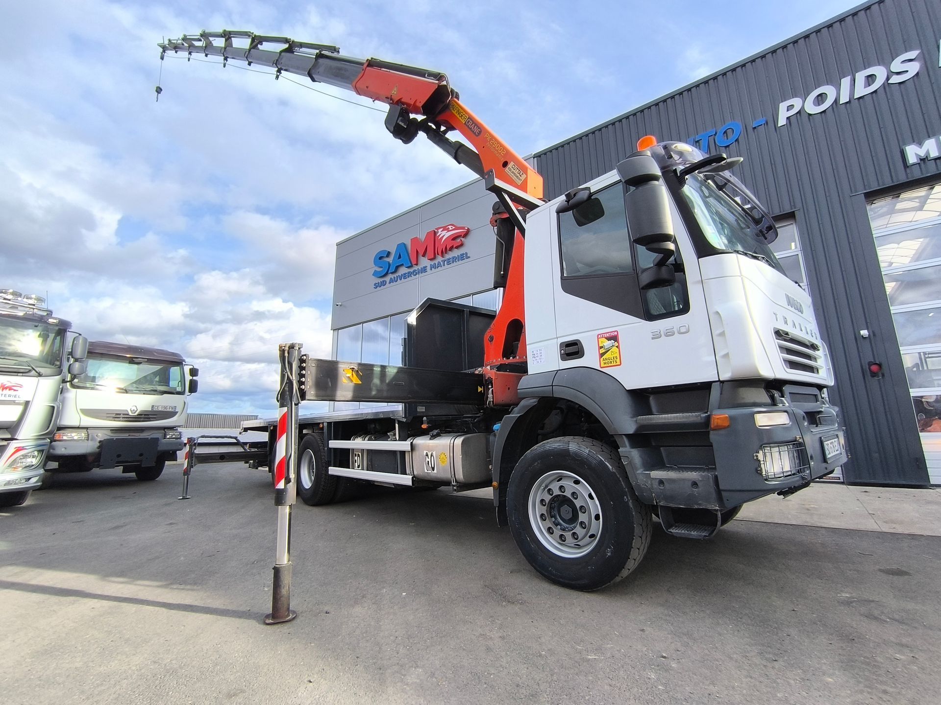 Iveco Trakker 360 Plateau Grue 8 Extensions Rotation 360°
