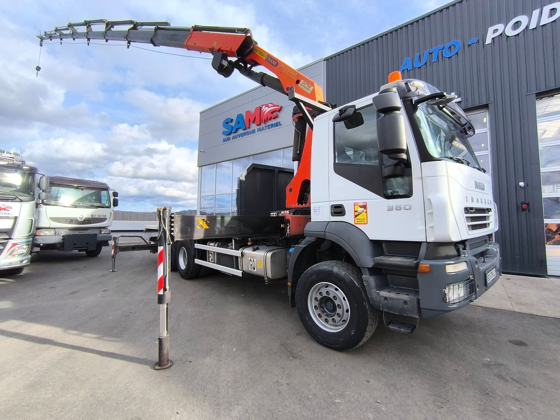 Iveco Trakker 360 Plateau Grue 8 Extensions Rotation 360°