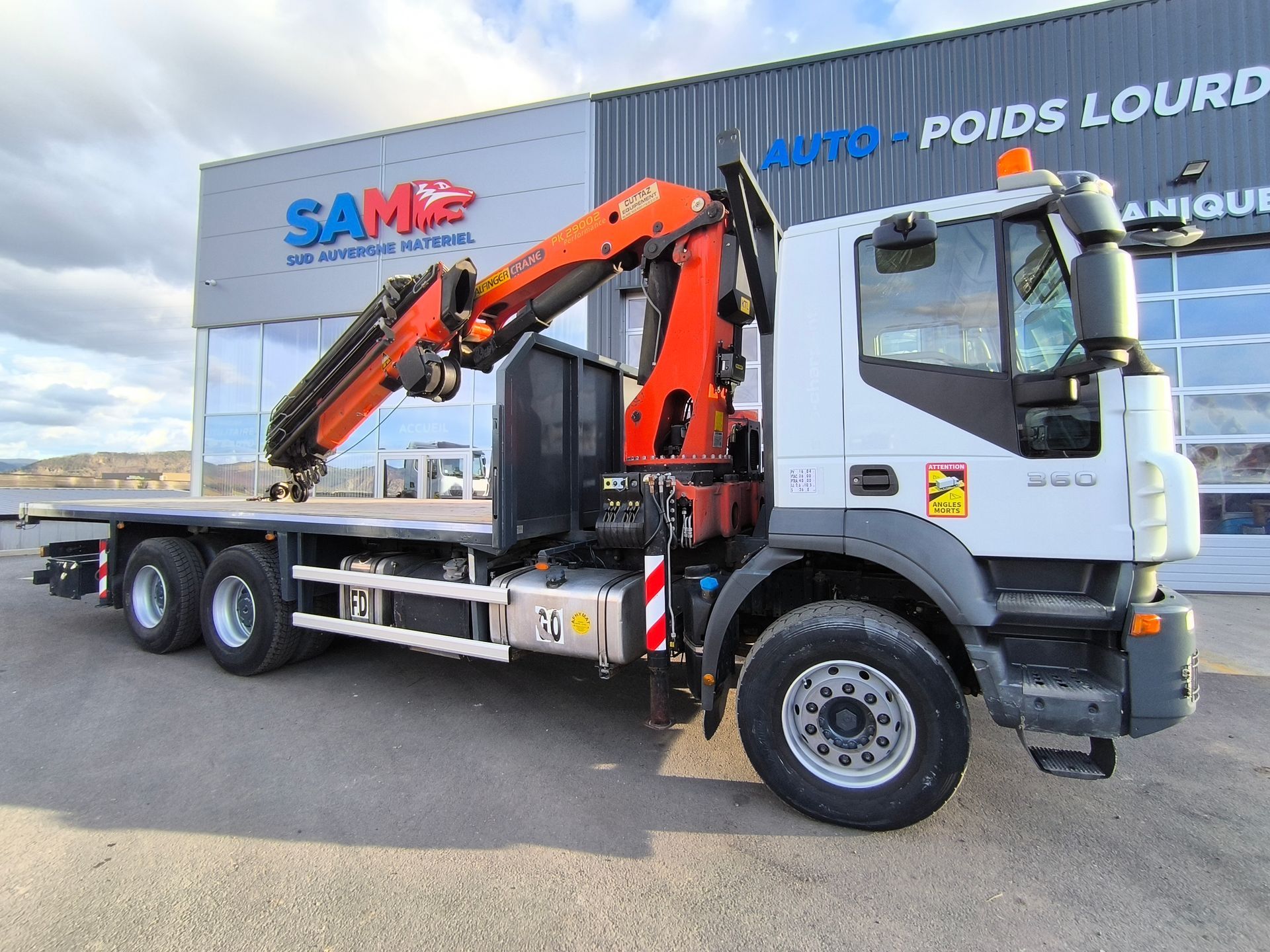Iveco Trakker 360 Plateau Grue 8 Extensions Rotation 360°