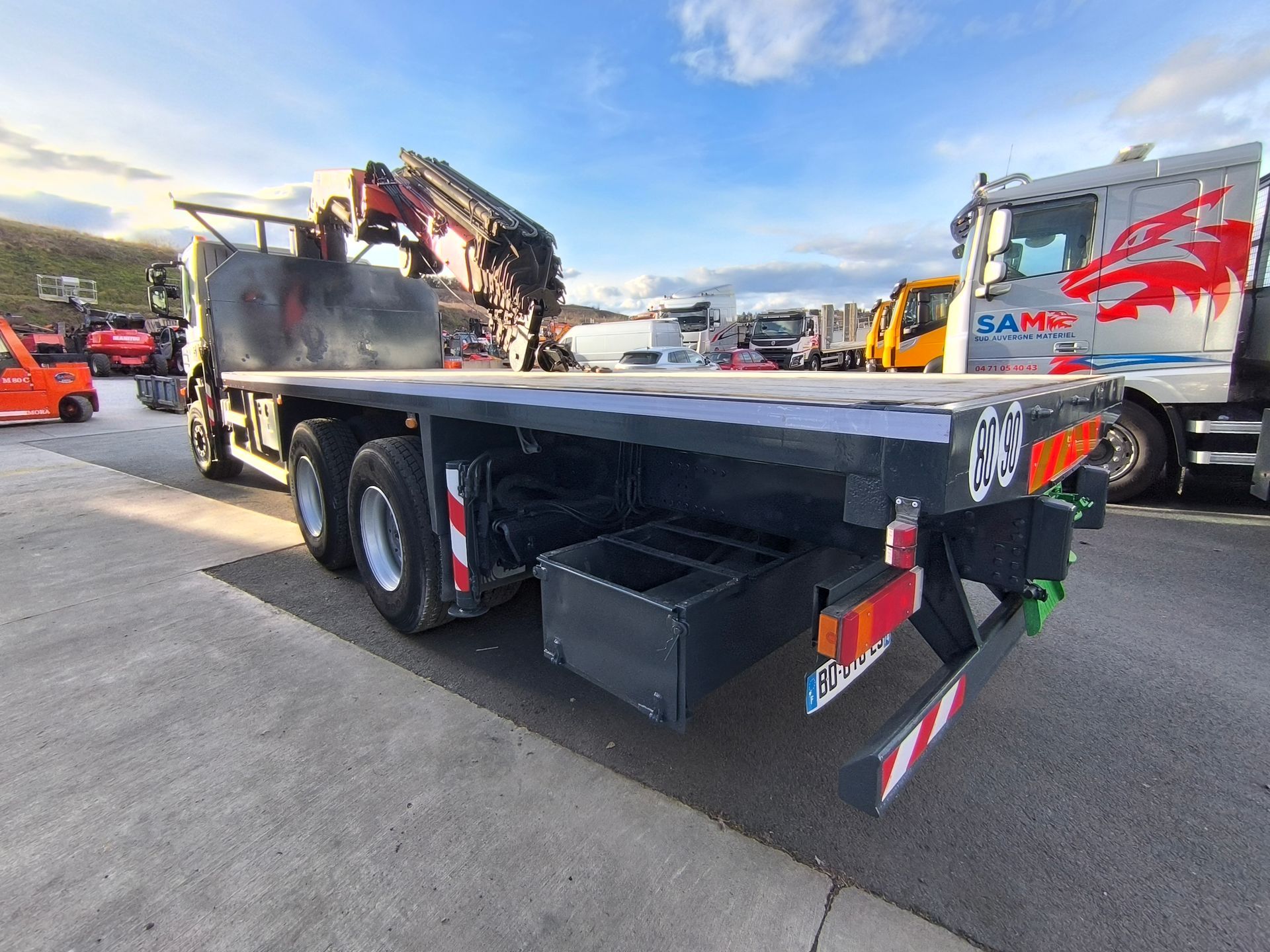 Iveco Trakker 360 Plateau Grue 8 Extensions Rotation 360°