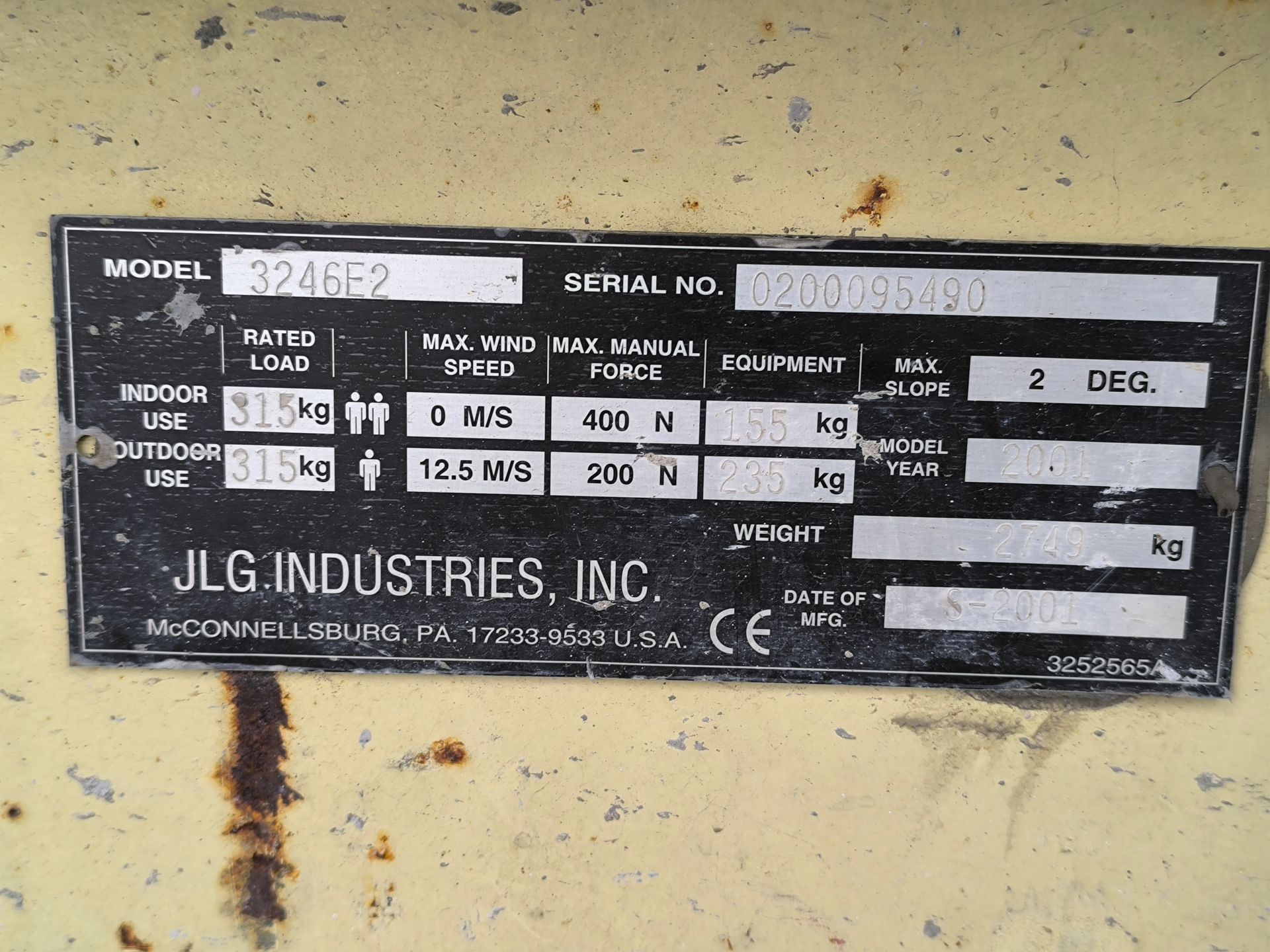JLG 3246E2