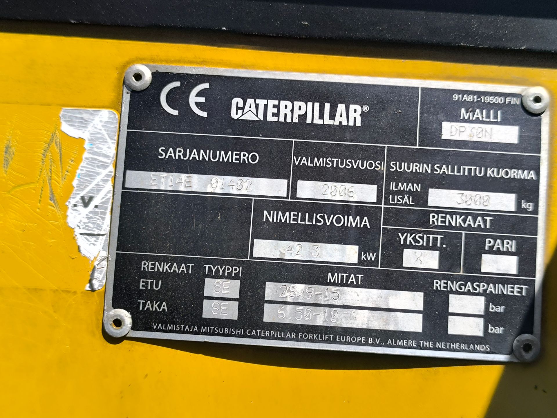 Caterpillar DP30N