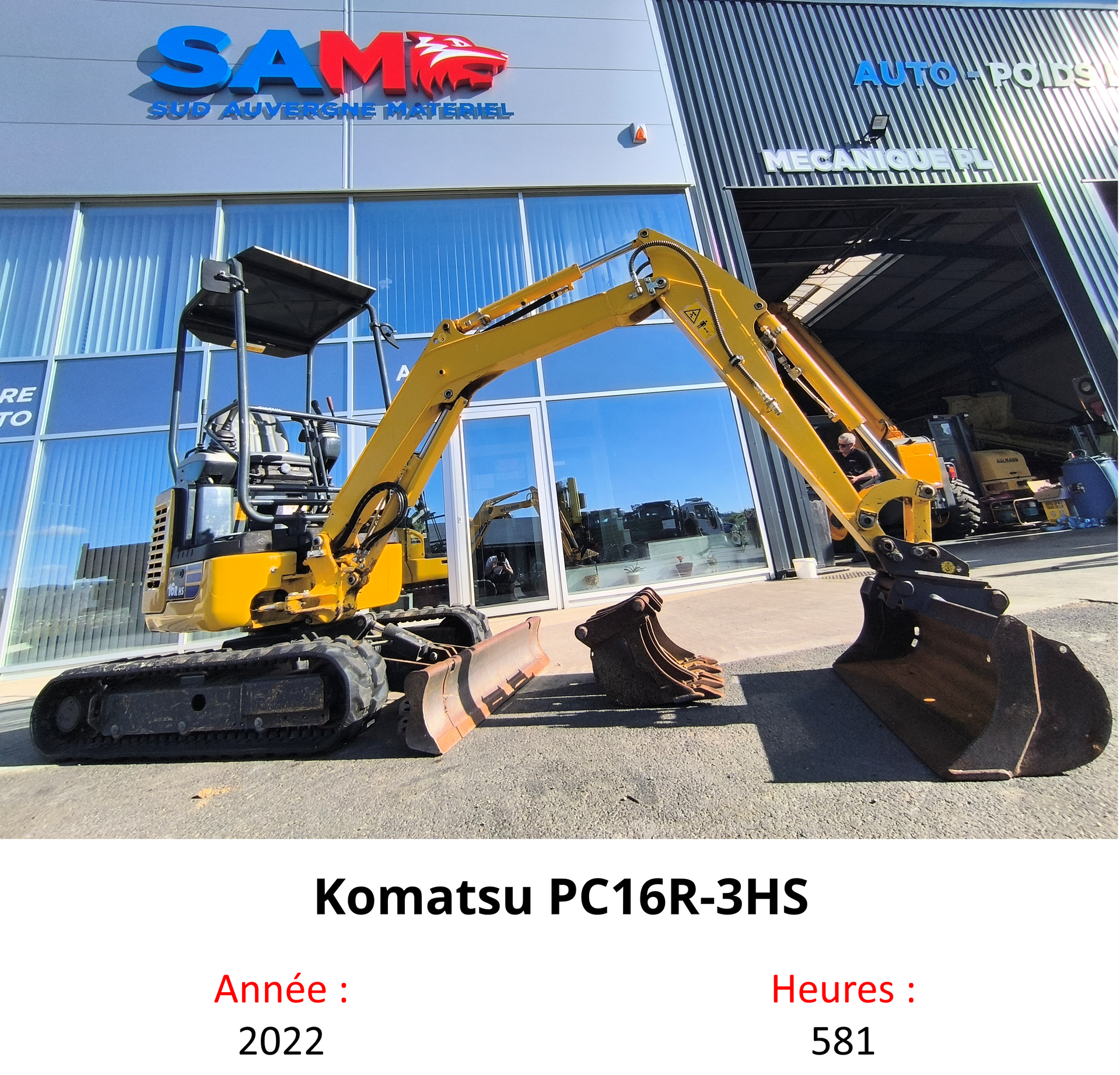 Komatsu PC16R-3HS
