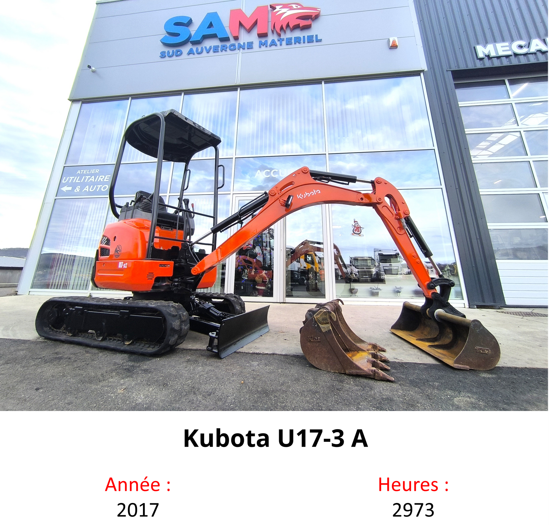 Kubota U17-3 A