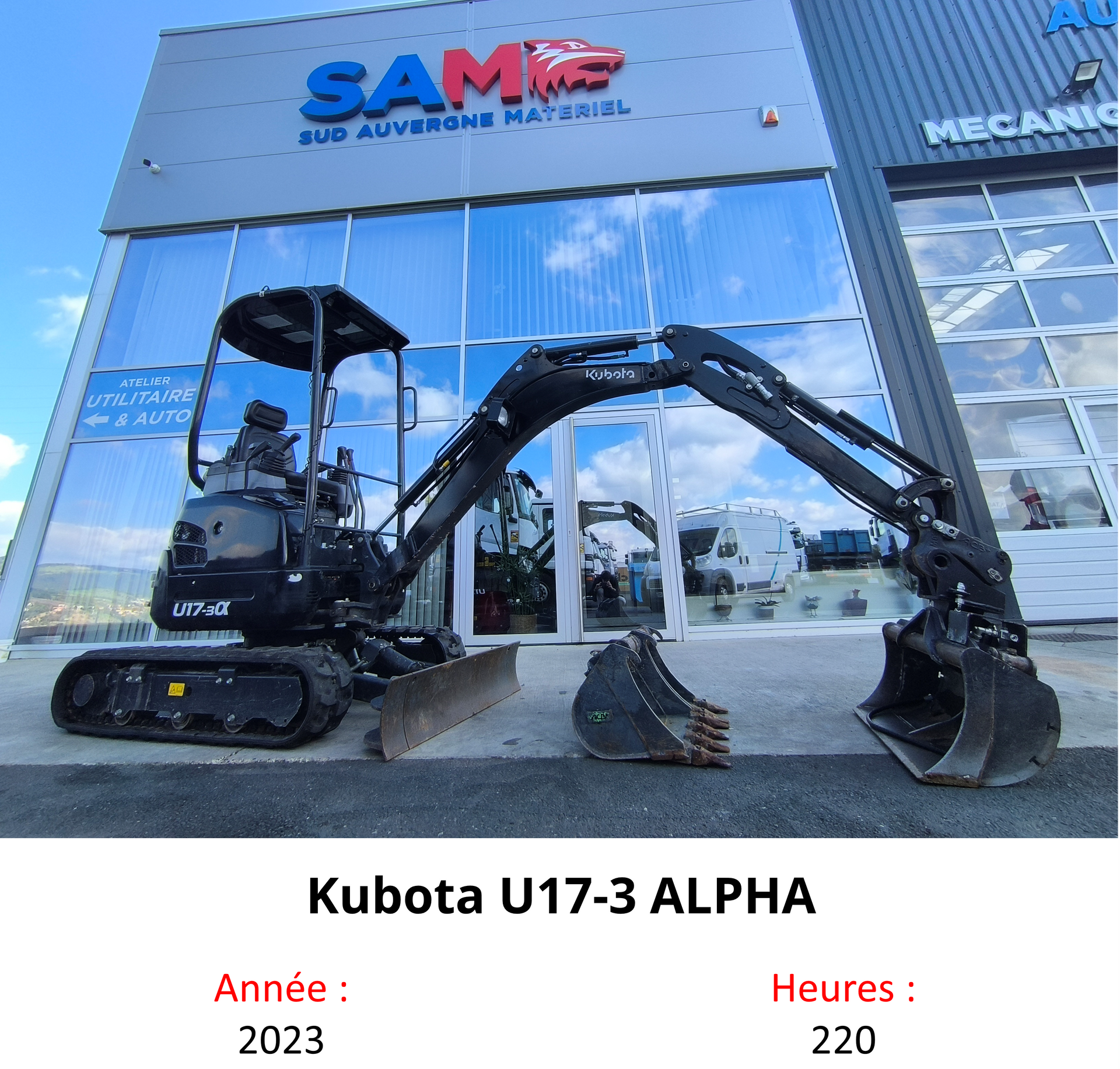 Kubota U17-3 ALPHA