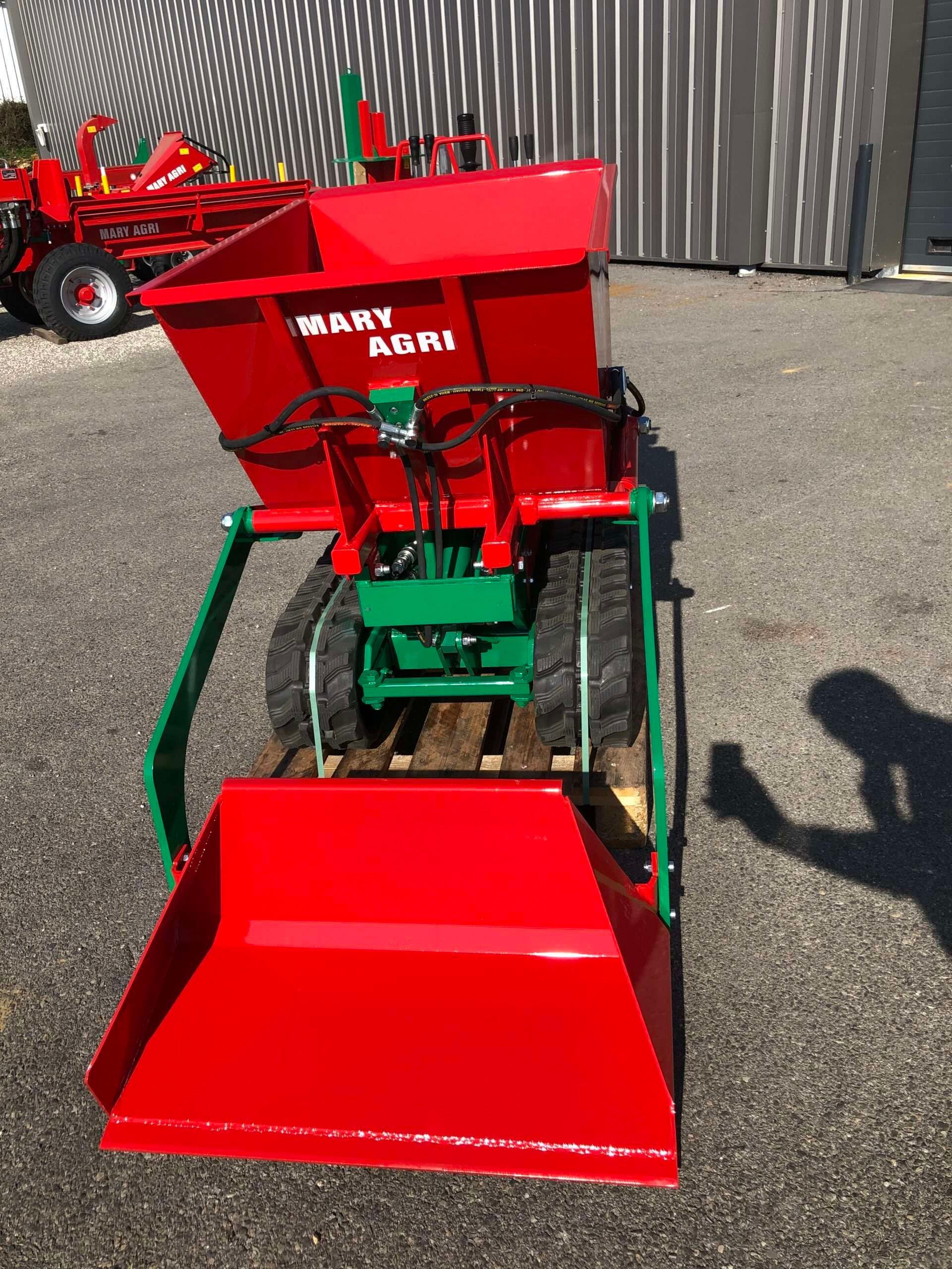 Brouette a chenilles Mary Agri 450KG + Chargeur