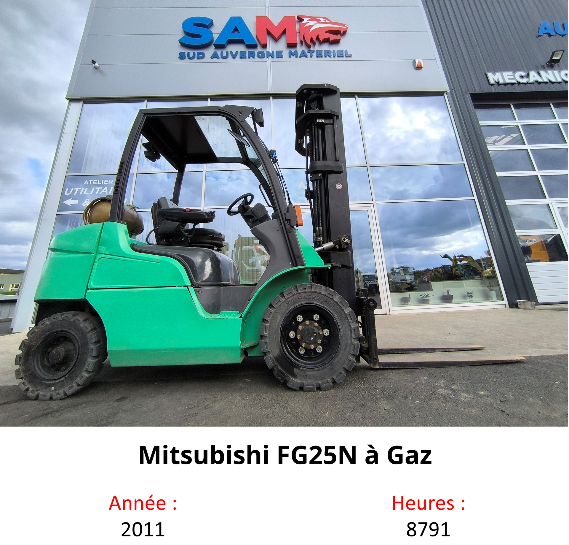 Mitsubishi FG25N à Gaz