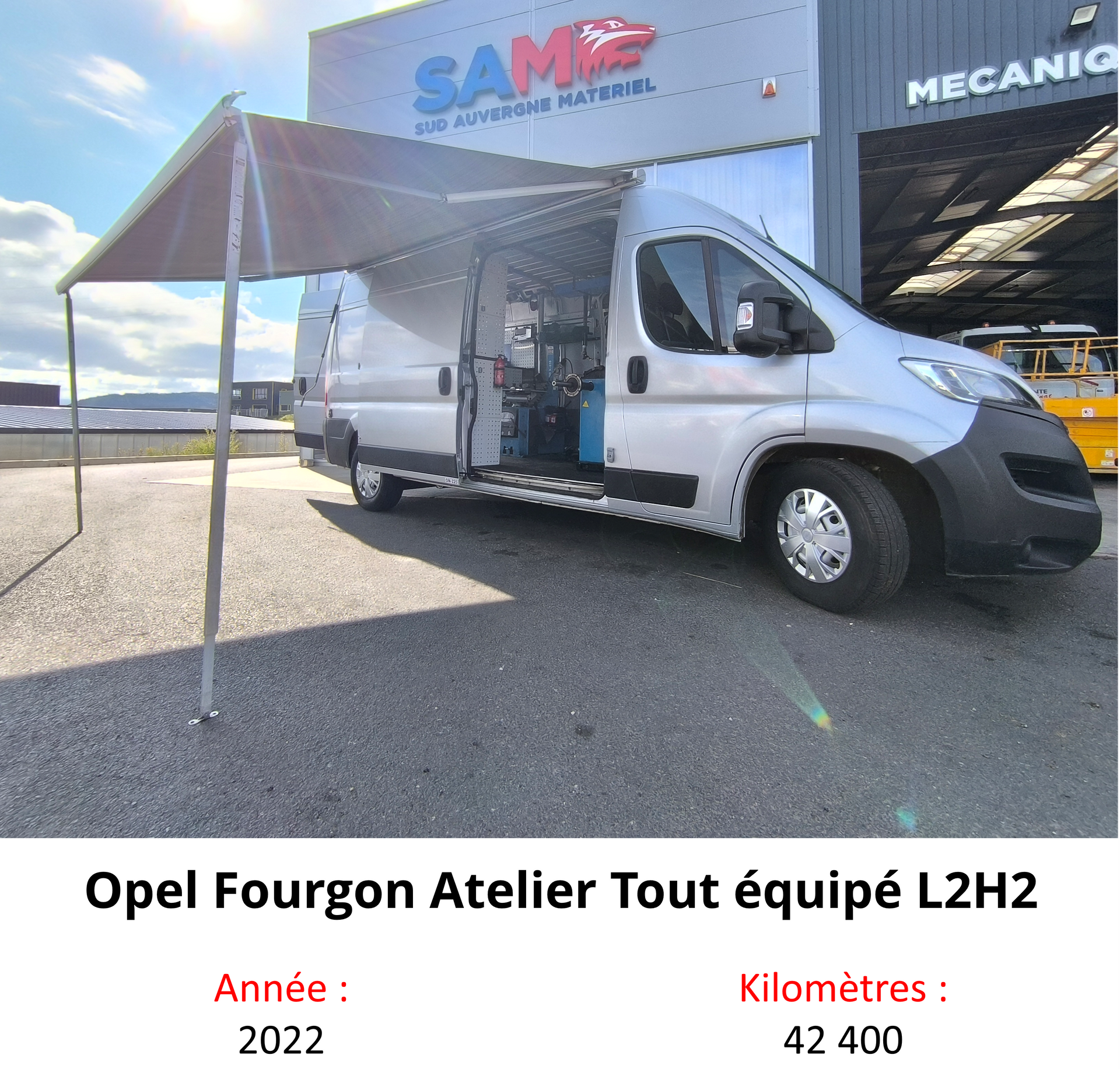 Opel Fourgon Atelier Tout équipé L2H2