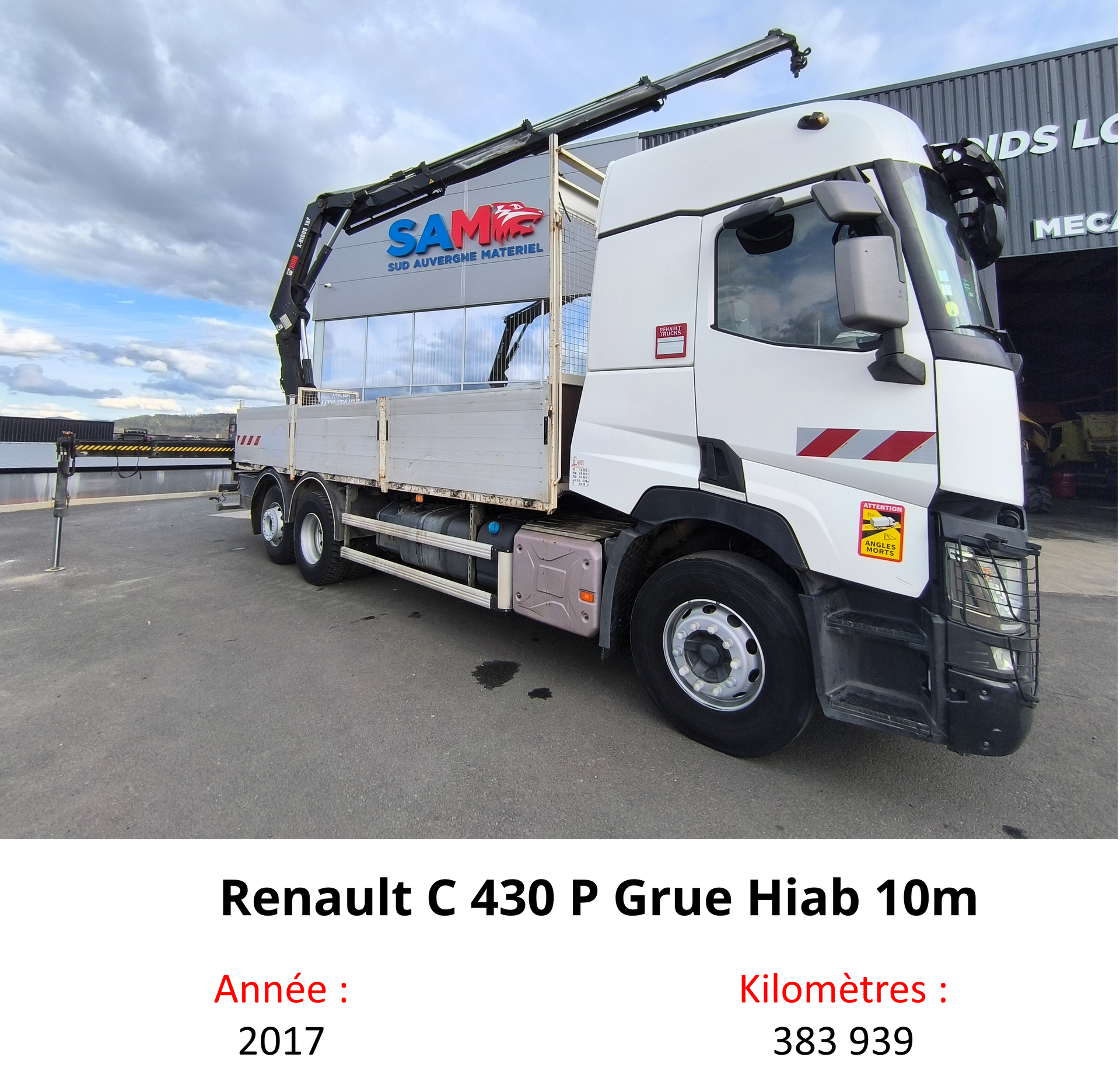 Renault C430 GRUE HIAB 10M