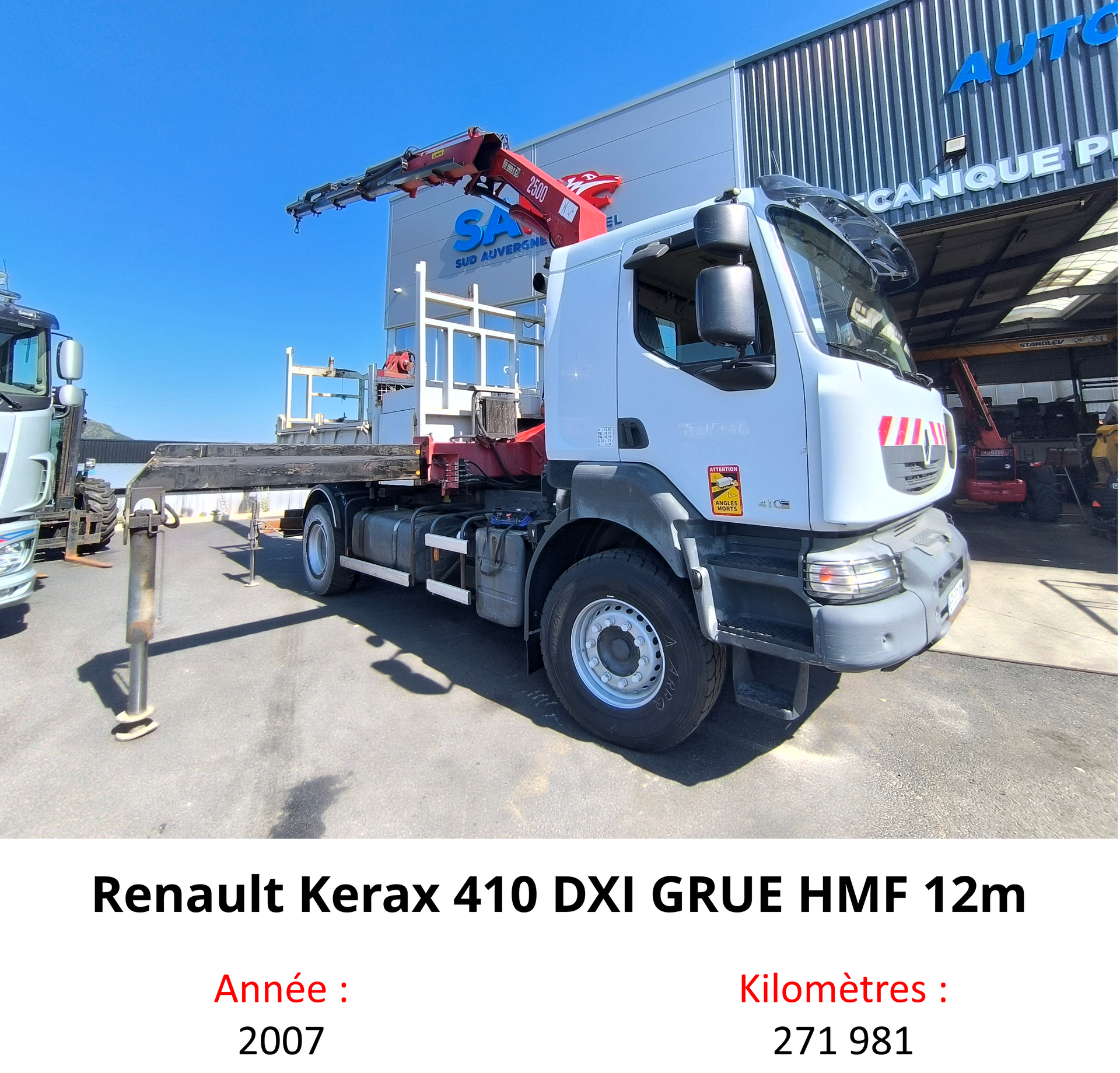 Renault Kerax 410 DXI GRUE HMF 12m