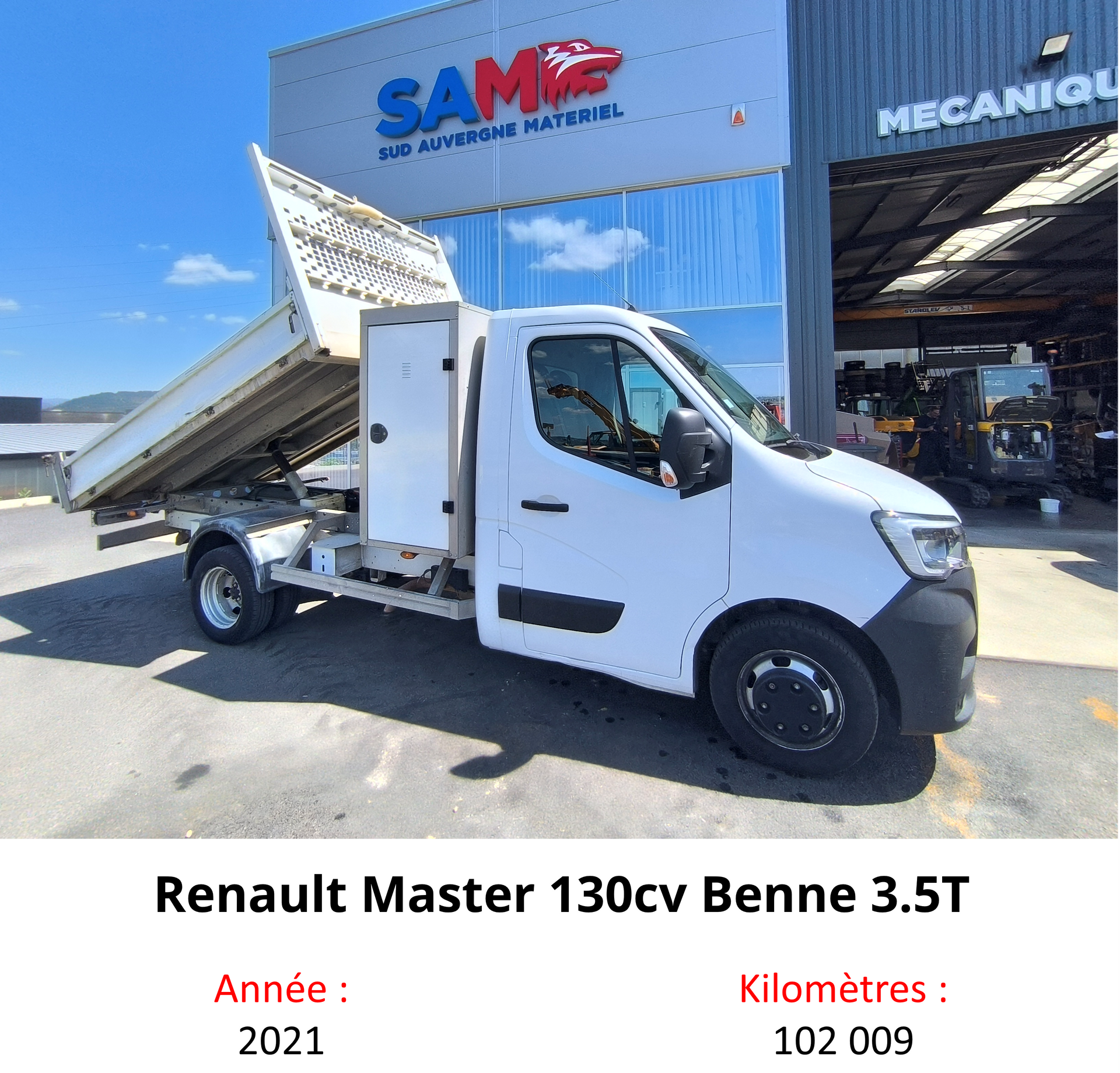 Renault Master 130cv Benne 3.5T