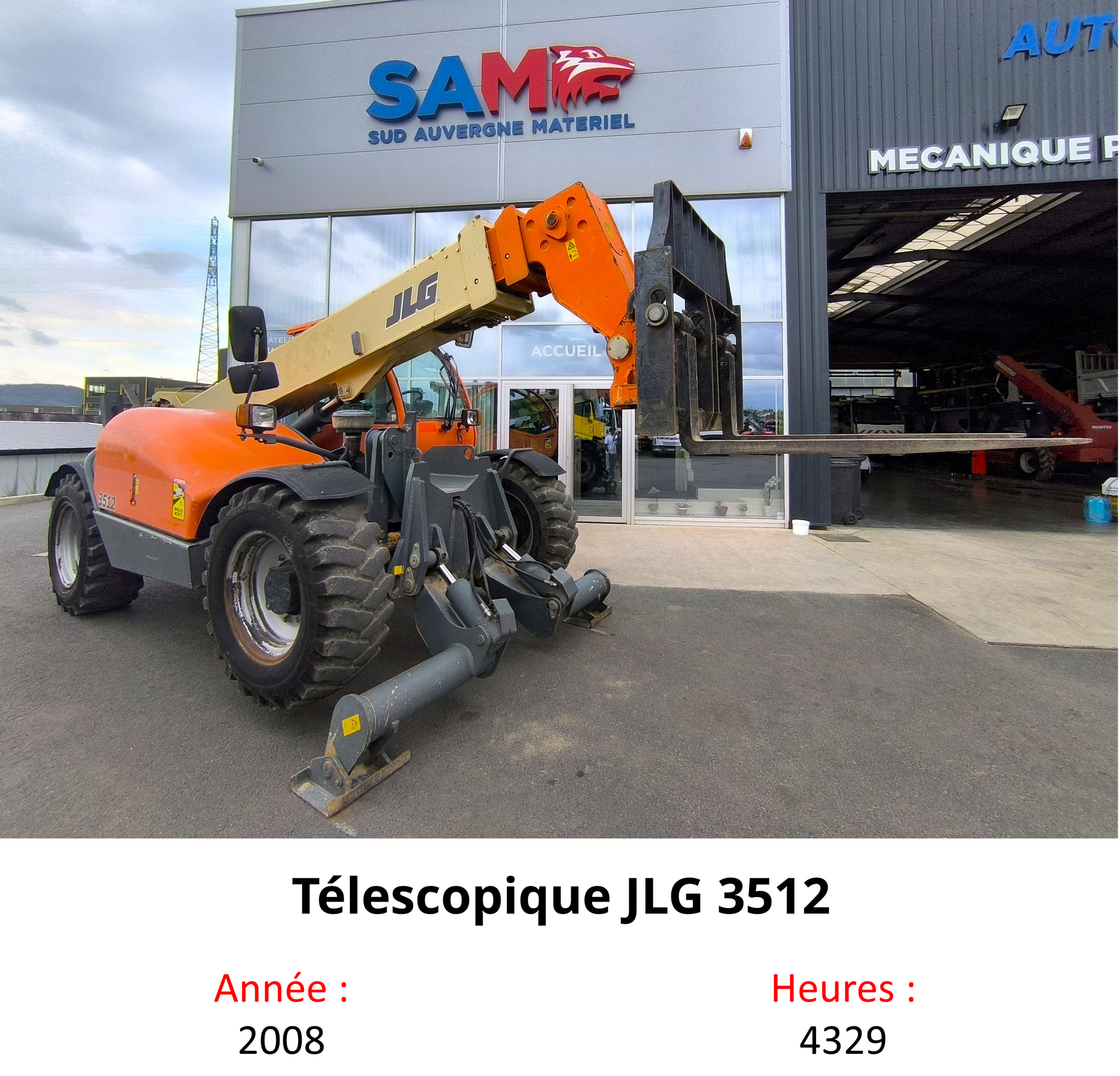Télescopique JLG 3512