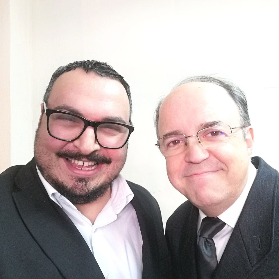 Imad Badour con José Carlos Carmona Sarmiento