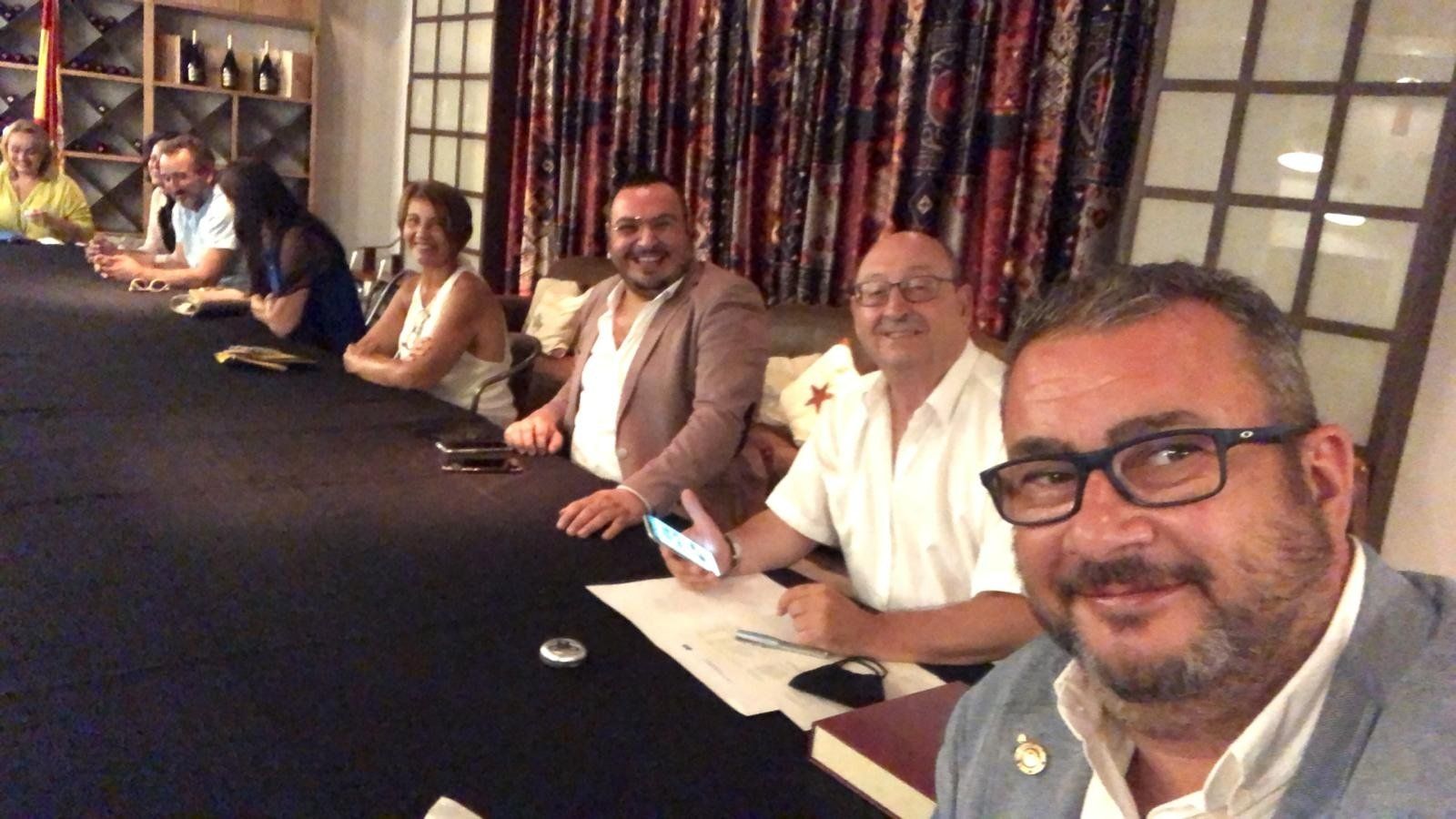 Imad Badour en el cambio de collares del Rotary Club Málaga Imad Badour en el cambio de collares del Rotary Club Málaga