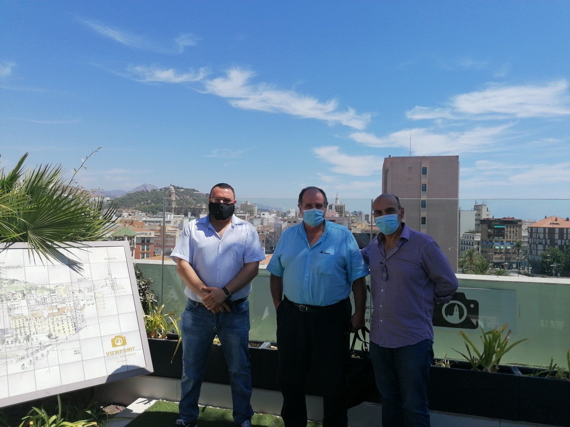 Imad Badour con Antonino Parrilla y Alejandro España Imad Badour con Antonino Parrilla y Alejandro España