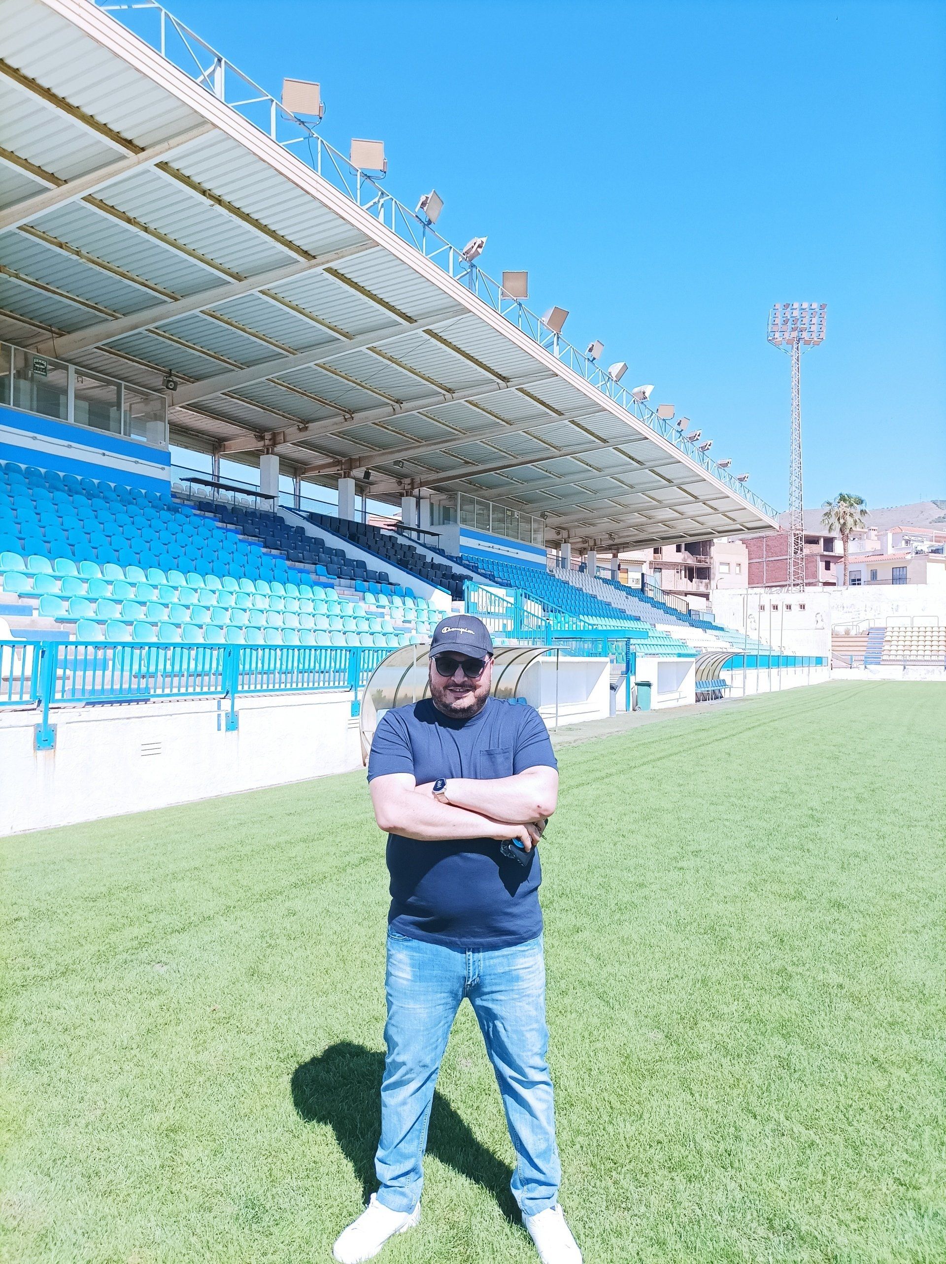I ❤️ Motril. Imad Badour en el estadio municipal de Motril