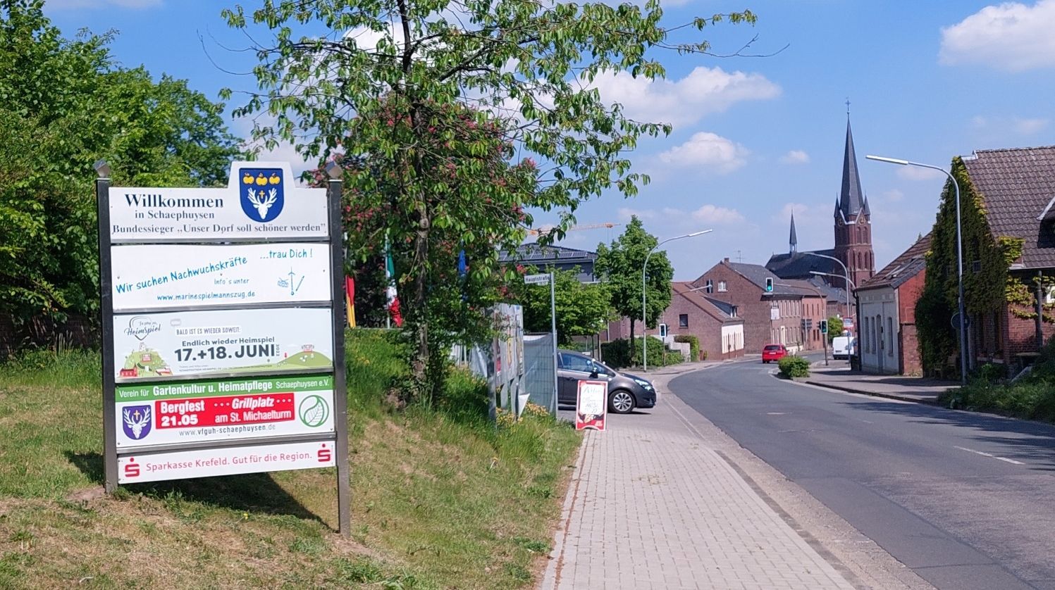westliche Ortseinfahrt