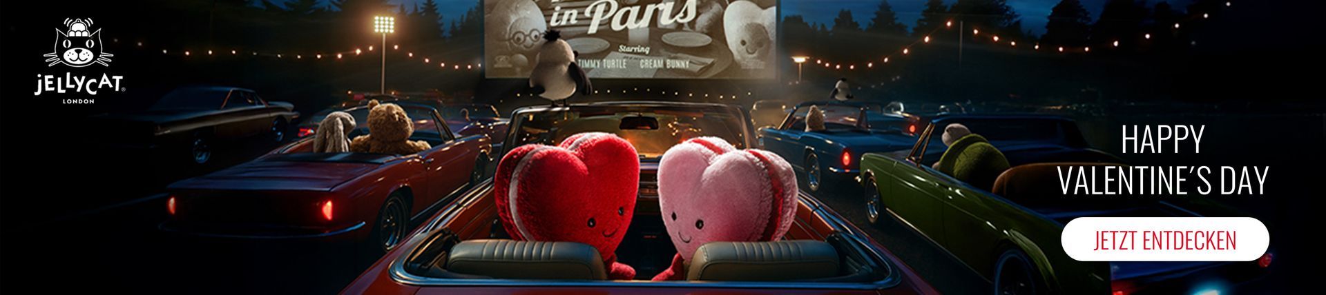 Liebe zum Kuscheln. Entdecke unsere Jellycat Valentinstags-Lieblinge.