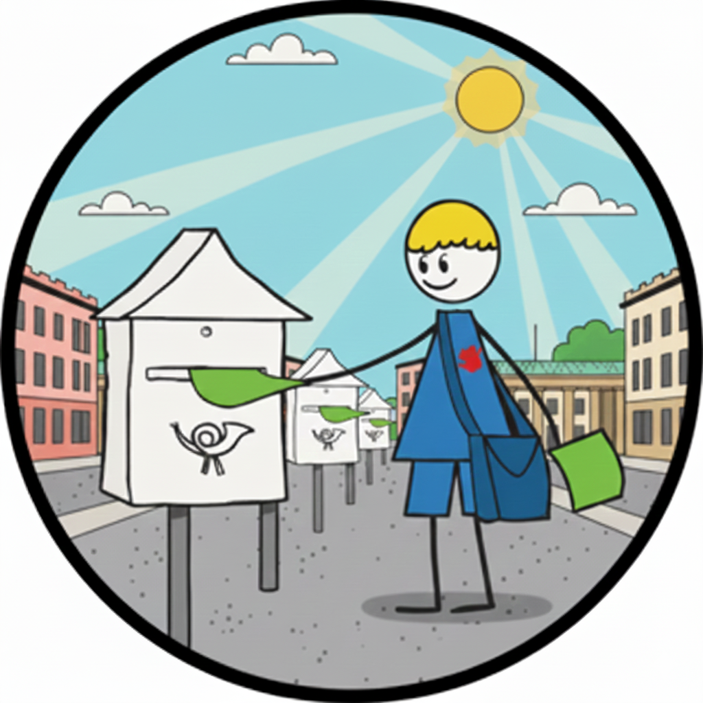 Flyerverteilung in Briefkästen durch zuverlässige Verteiler