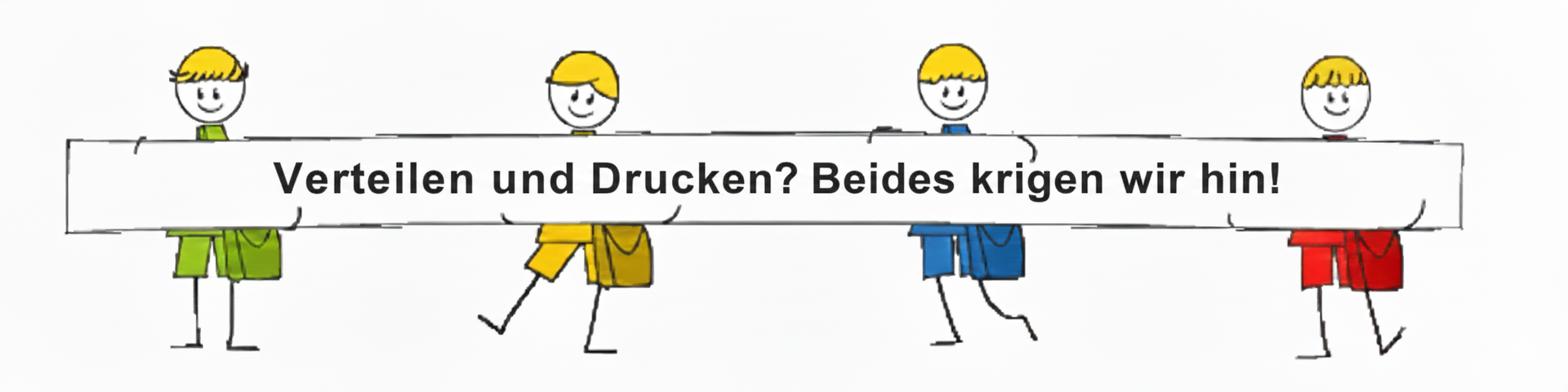 Professionelle Flyerverteilung & Druck von sämtlichen Materialien wie Flyer & Prospekte