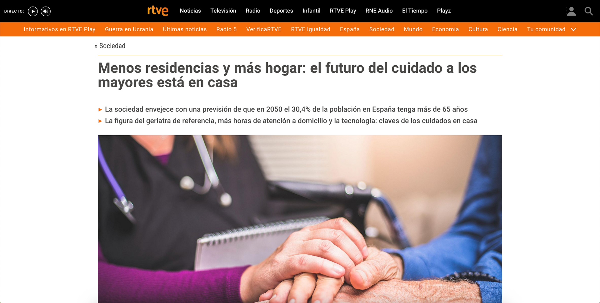 menos residencias y más hogar: el futuro del cuidado a los mayores está en casa