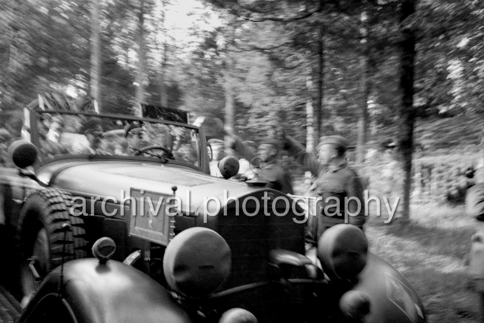 SS soldiers saluting Nazi Hitler and Mussolini - Nazi Hitler and Mussolini driving through crowd of SS - Nazi Adolf Hitler and the Italian 'Il Duce' Benito Mussolini at the 'Wolfsschanze' Wolf's Lair headquarters at Rastenburg in East Prussia - Nazi Adolf Hitler and the Italian 'Il Duce' Benito Mussolini at the 'WolfssDaimler Benz Aktiengesellschaft G4 touring wagon