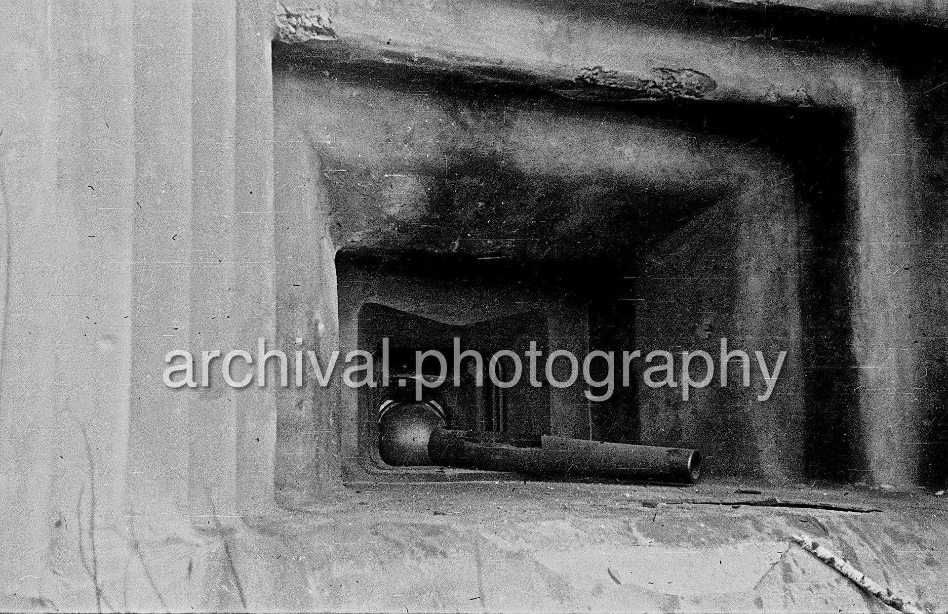 Destroyed cannon in Fort Eben-Emael - Damaged Bunker - Belgian Fort Eben-Emael May 1940