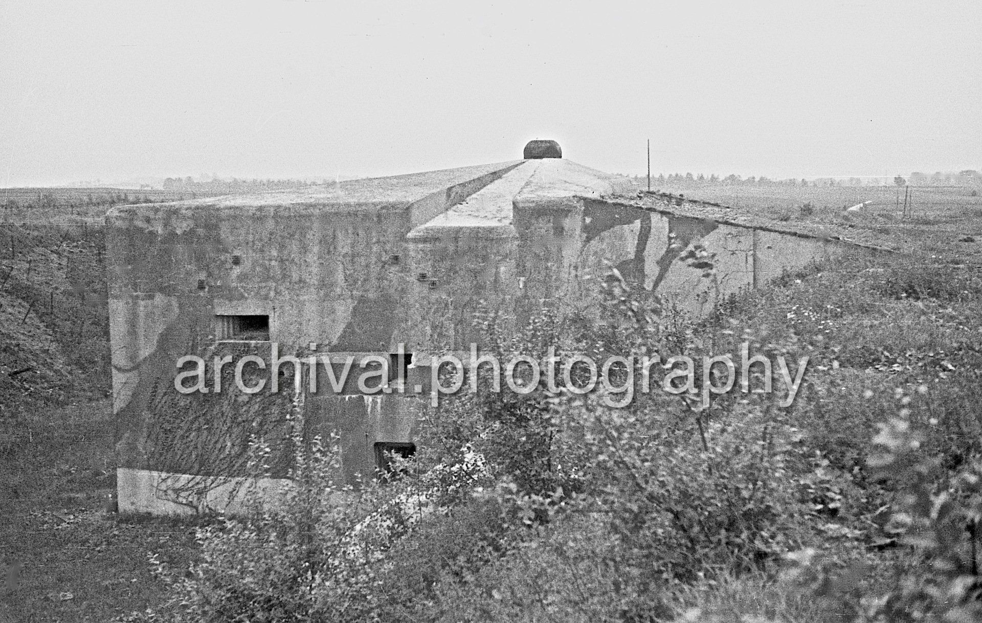 Fort Eben-Emael - Damaged Bunker - Belgian Fort Eben-Emael May 1940