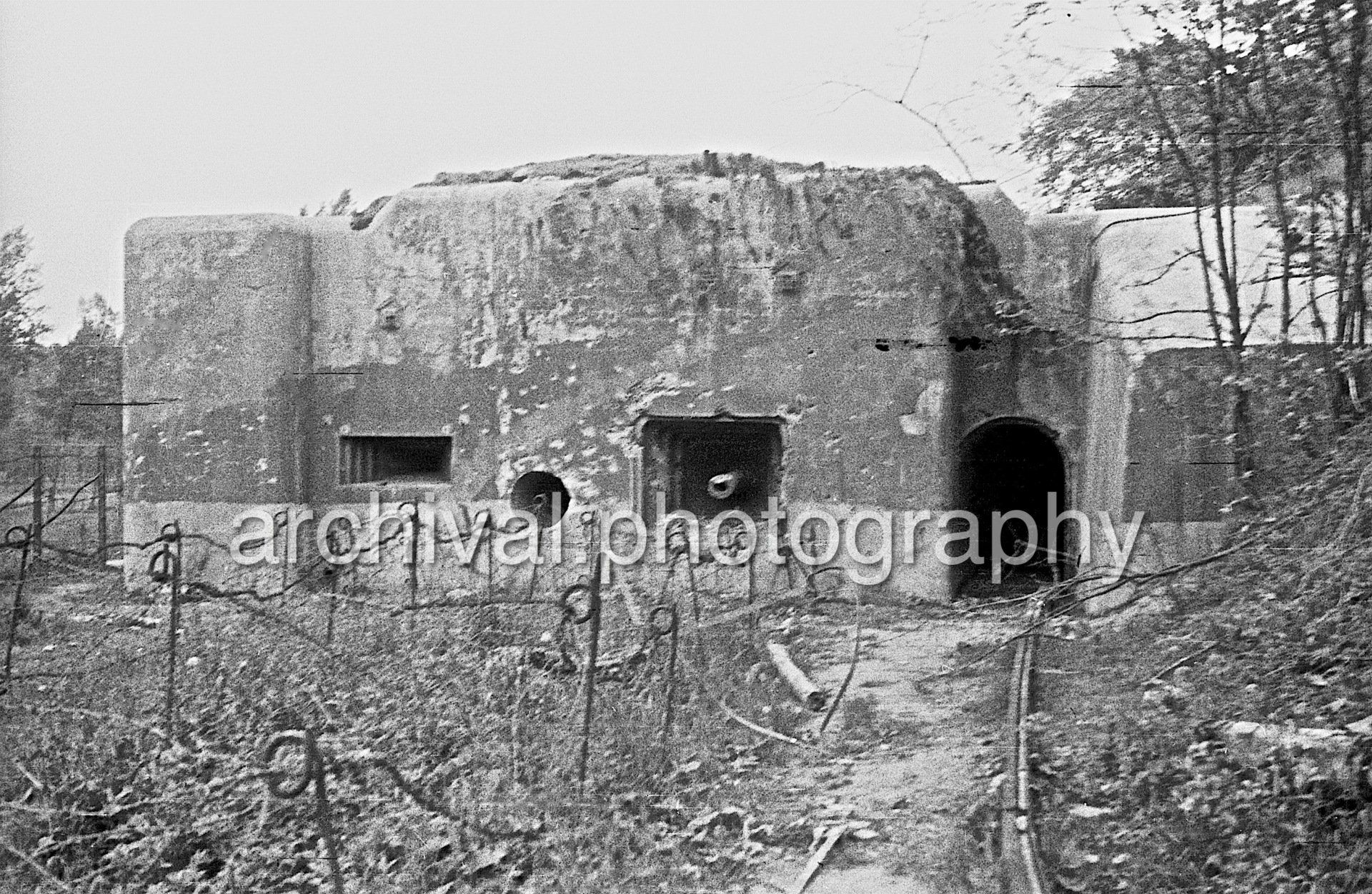 Damaged bunkers - Damaged Bunker - Belgian Fort Eben-Emael May 1940