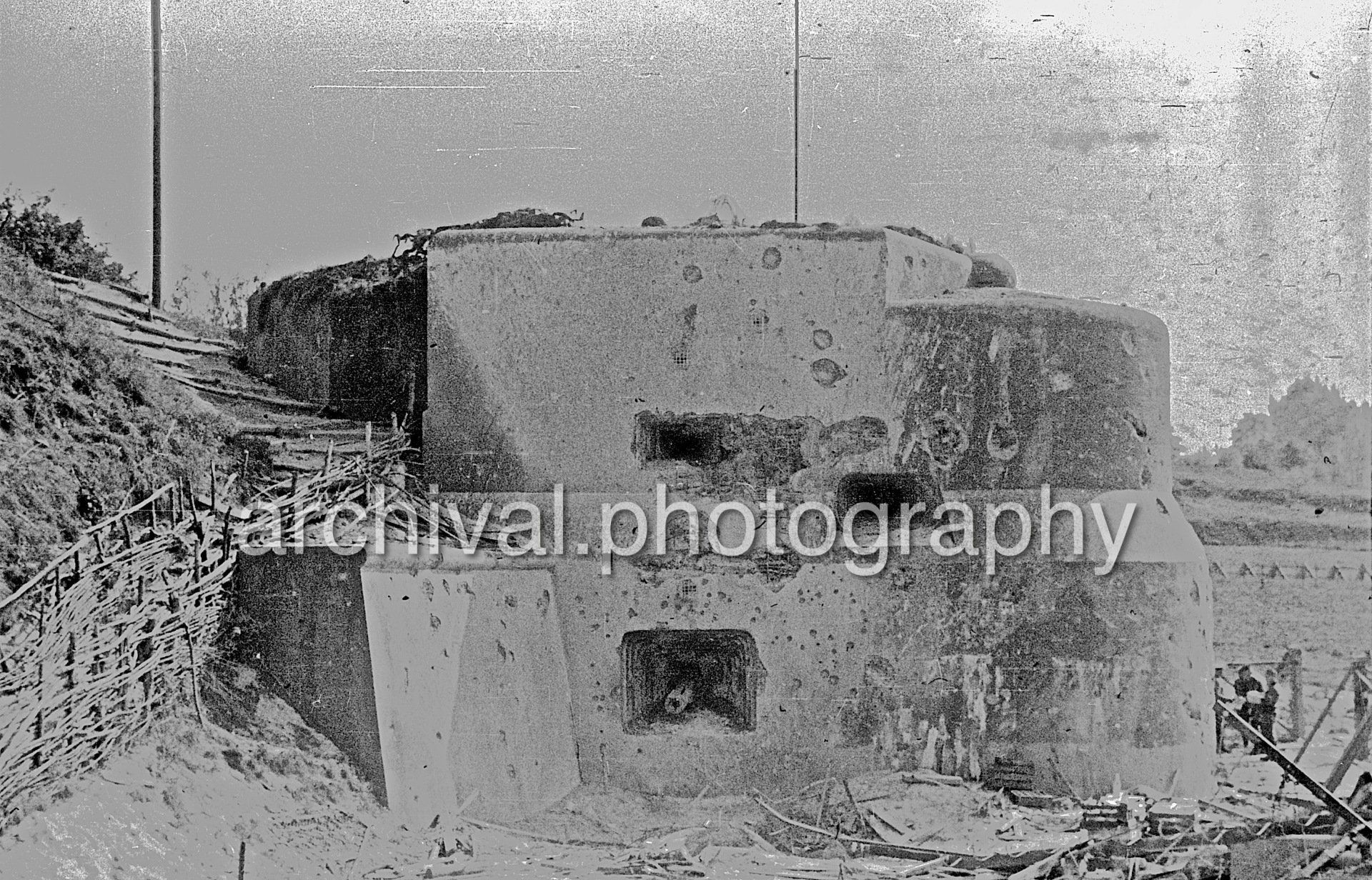 Damaged Bunker - Belgian Fort Eben-Emael May 1940