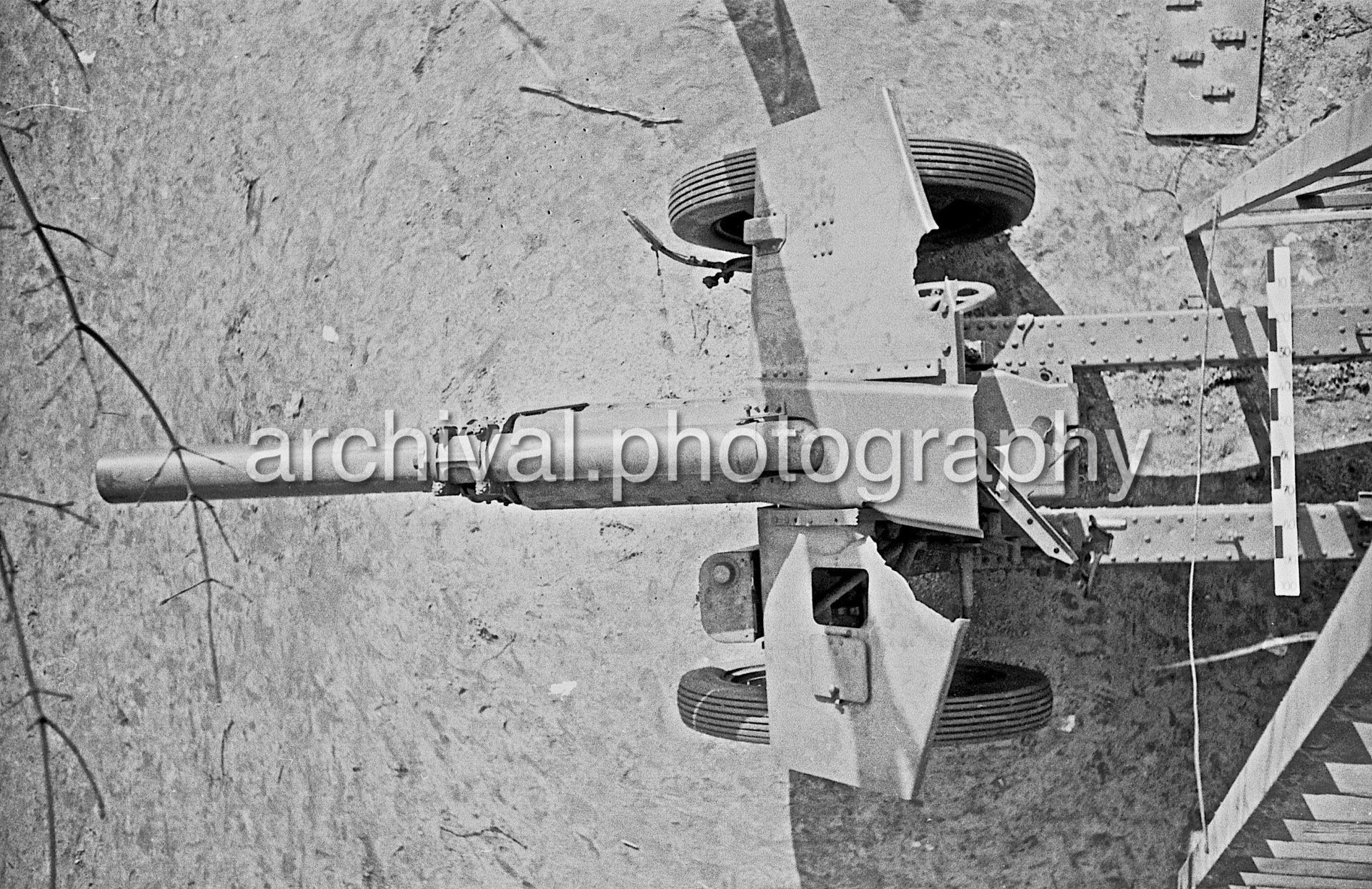 German WWII Fortifications, Ramparts And Weapons