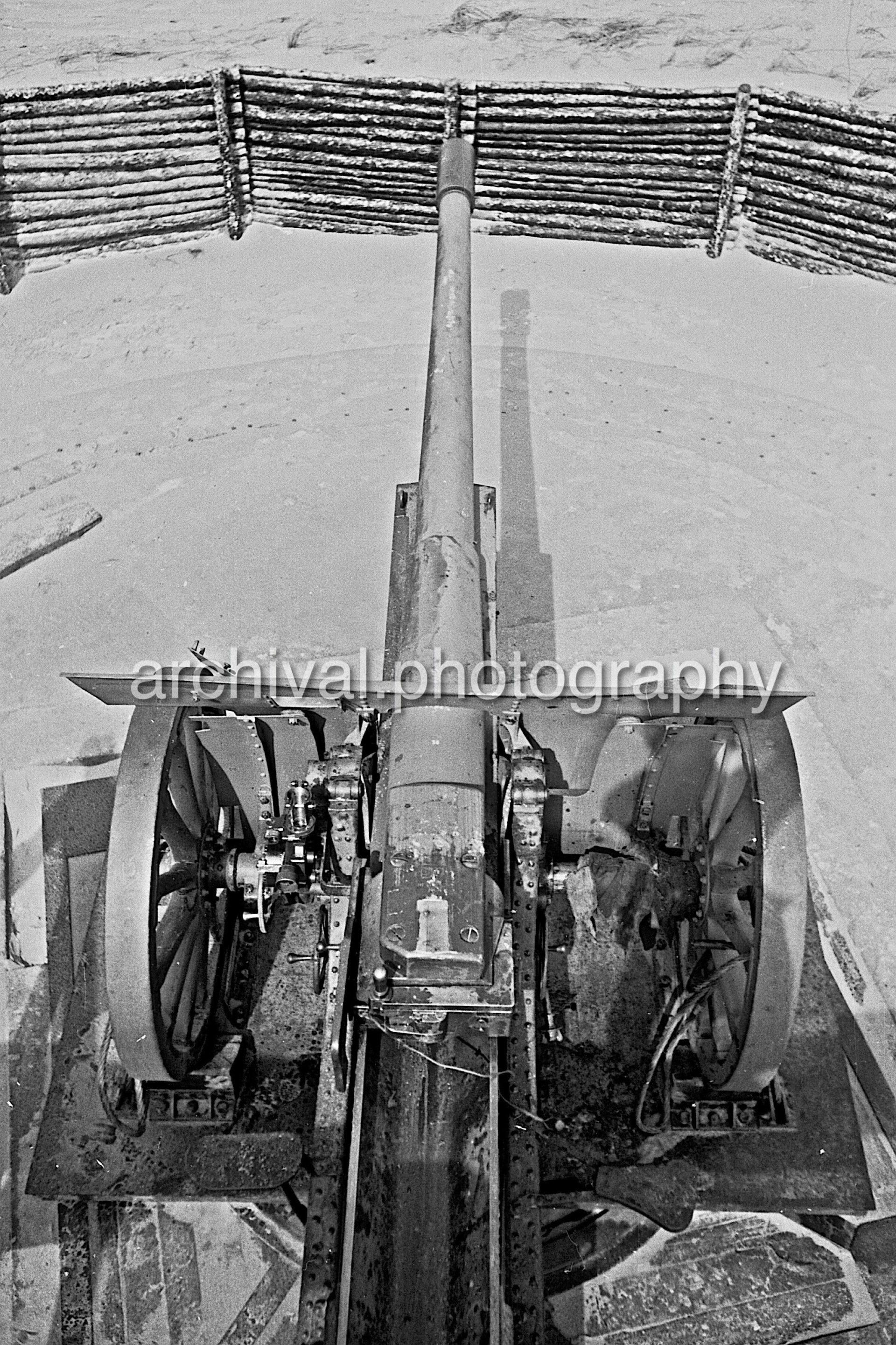 German WWII Fortifications, Ramparts And Weapons