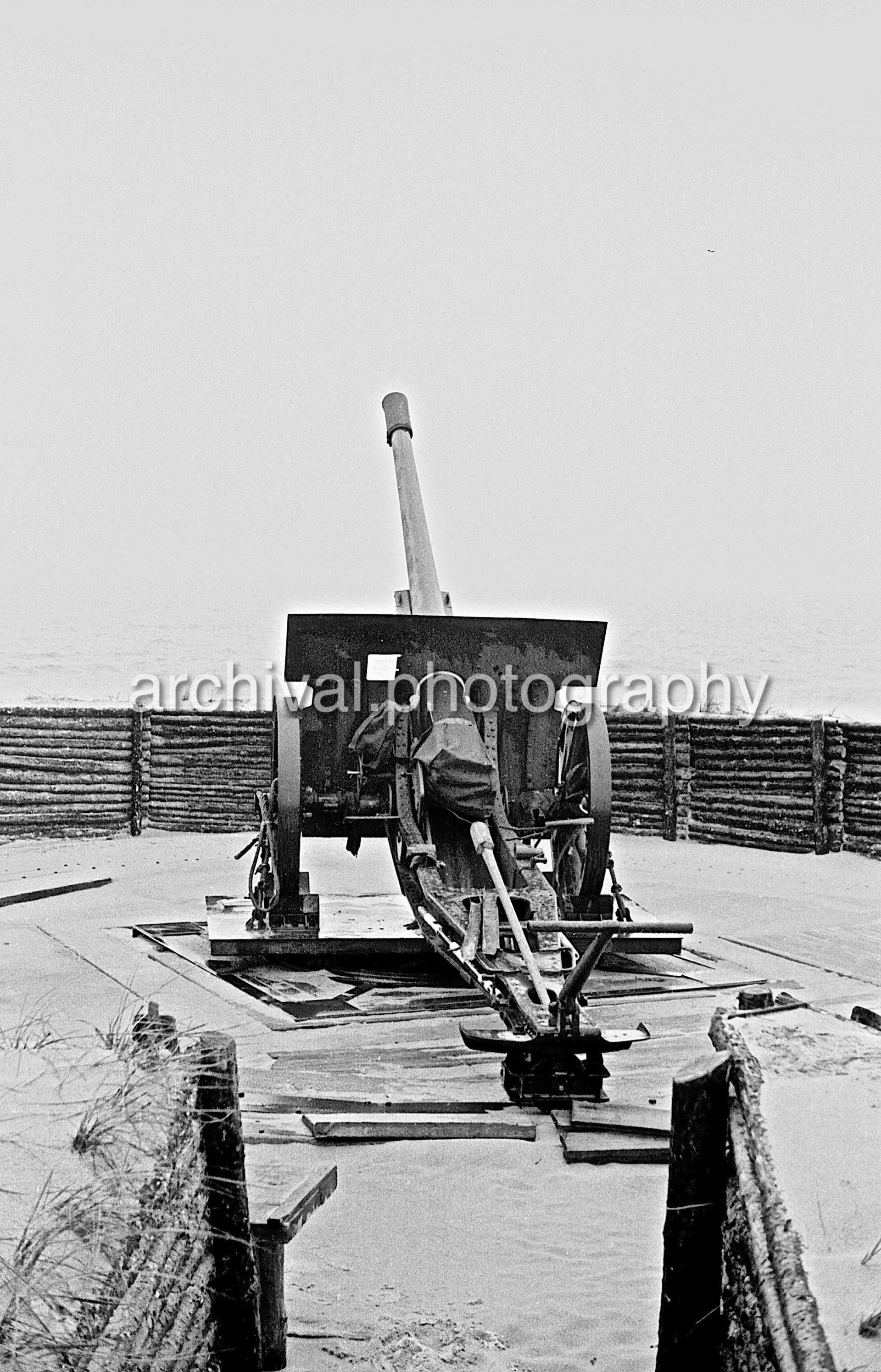 German WWII Fortifications, Ramparts And Weapons