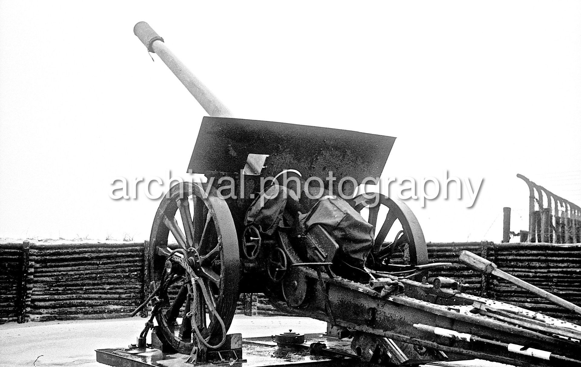 German WWII Fortifications, Ramparts And Weapons