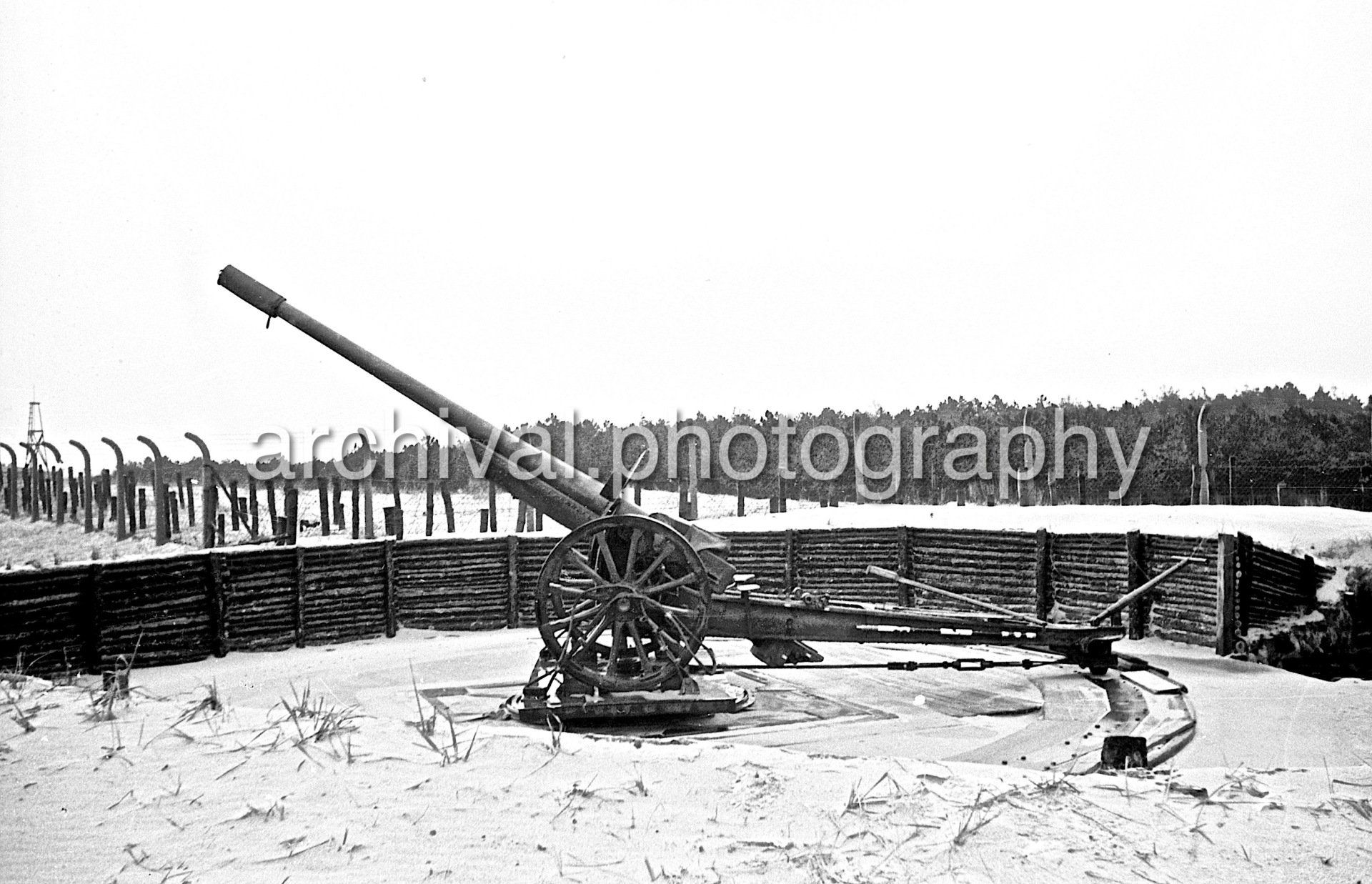 German WWII Fortifications, Ramparts And Weapons