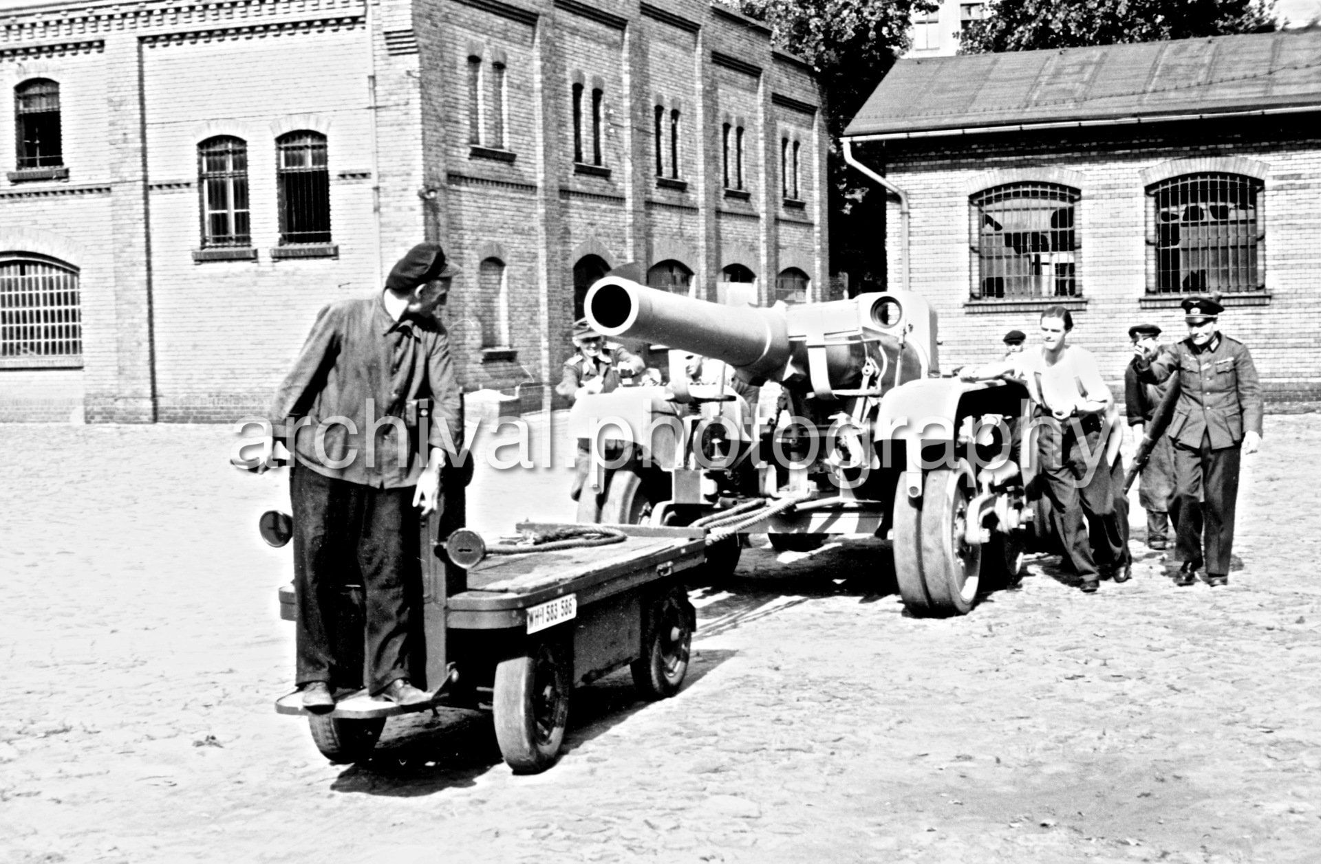 German WWII Fortifications, Ramparts And Weapons