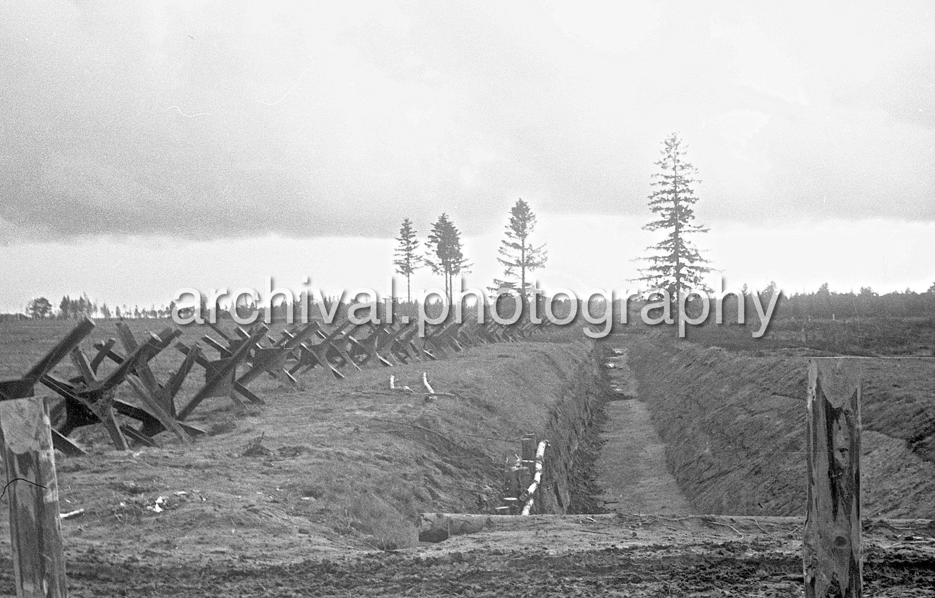 German WWII Fortifications, Ramparts And Weapons