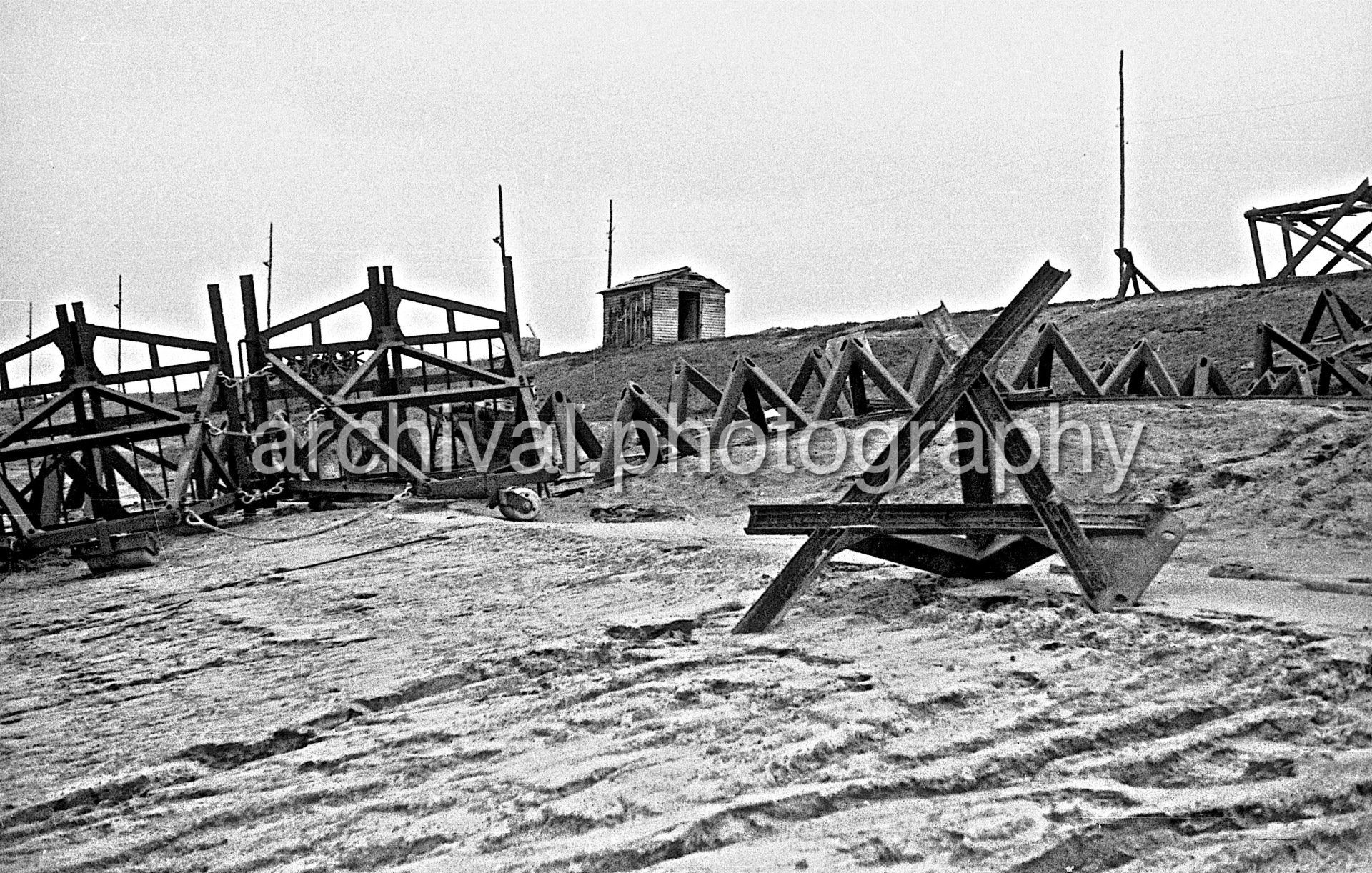 German WWII Fortifications, Ramparts And Weapons