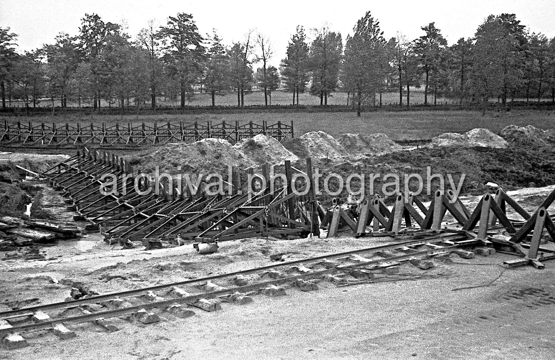 German WWII Fortifications, Ramparts And Weapons