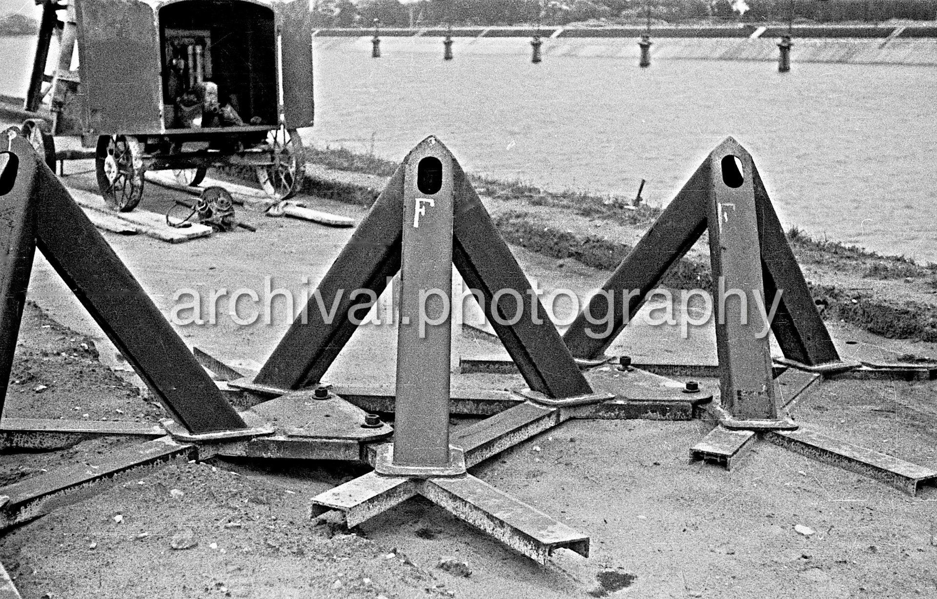 German WWII Fortifications, Ramparts And Weapons