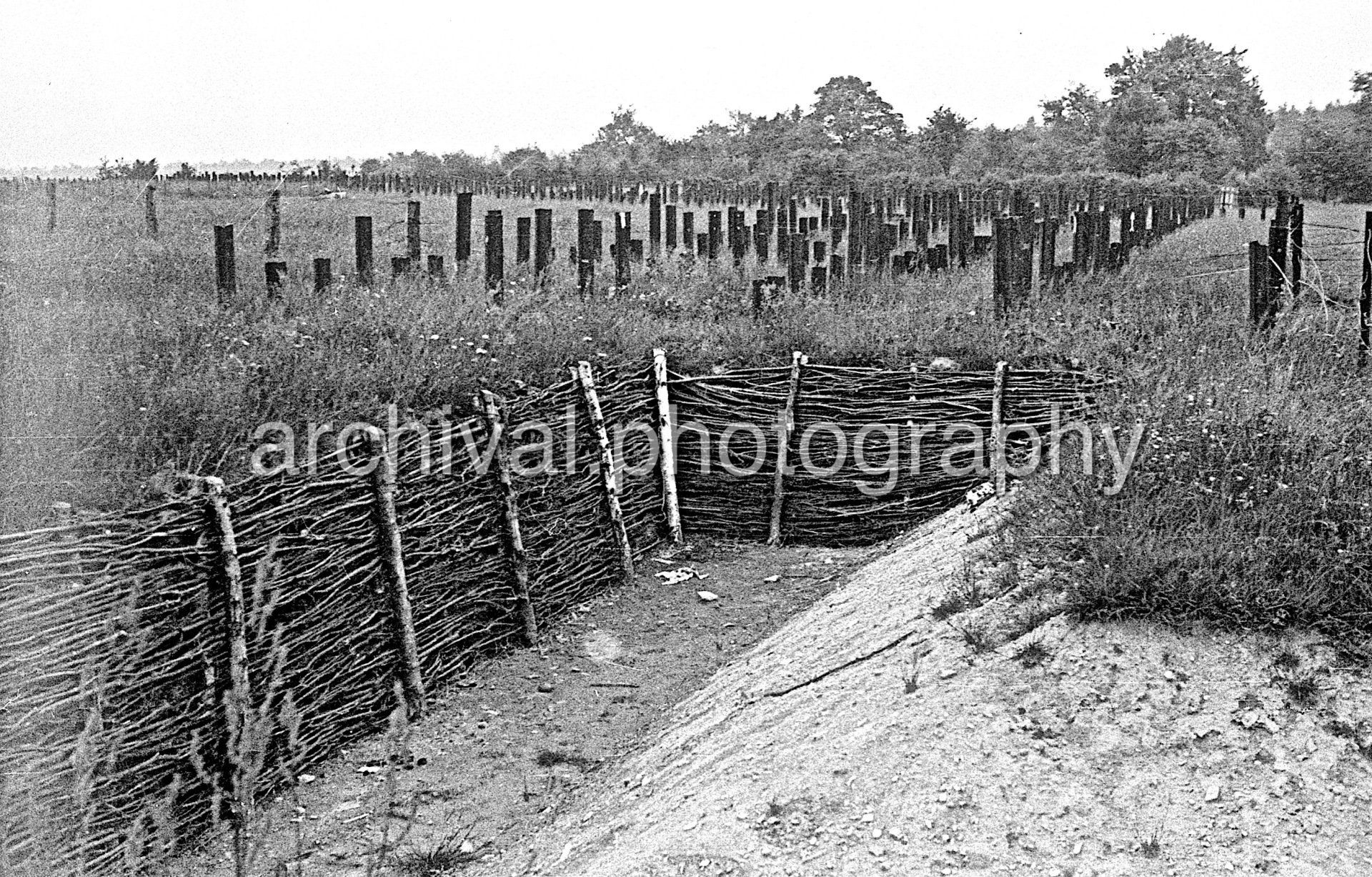 German WWII Fortifications, Ramparts And Weapons