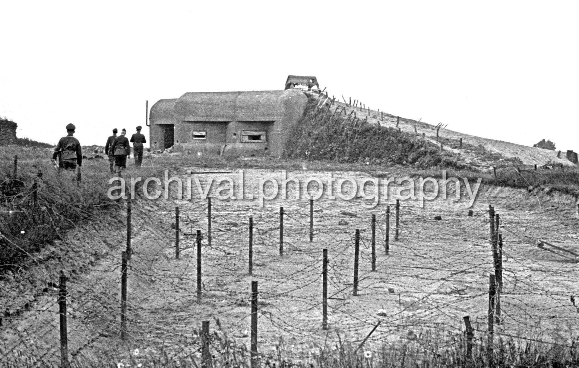 German WWII Fortifications, Ramparts And Weapons