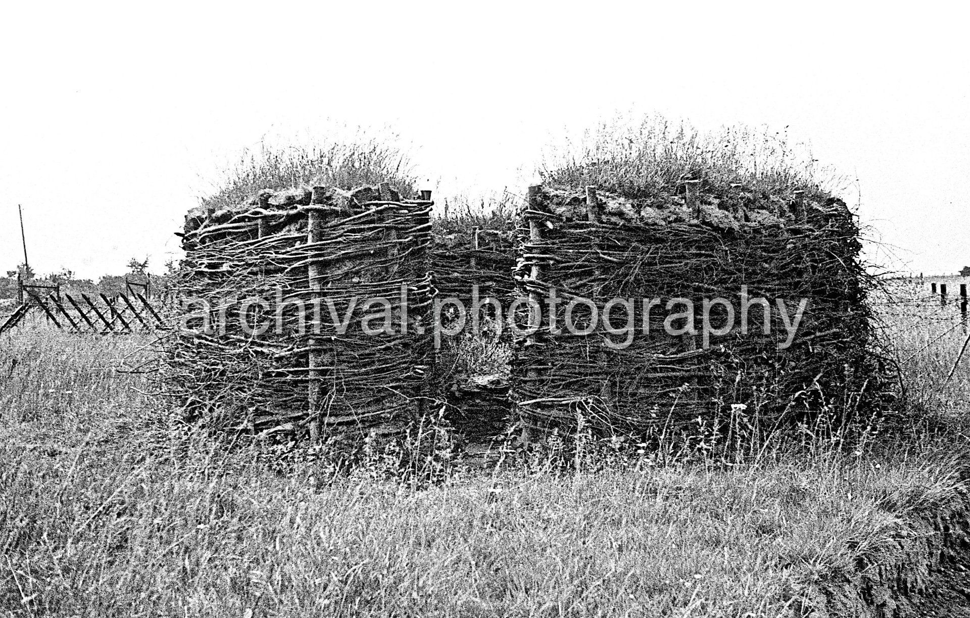 German WWII Fortifications, Ramparts And Weapons