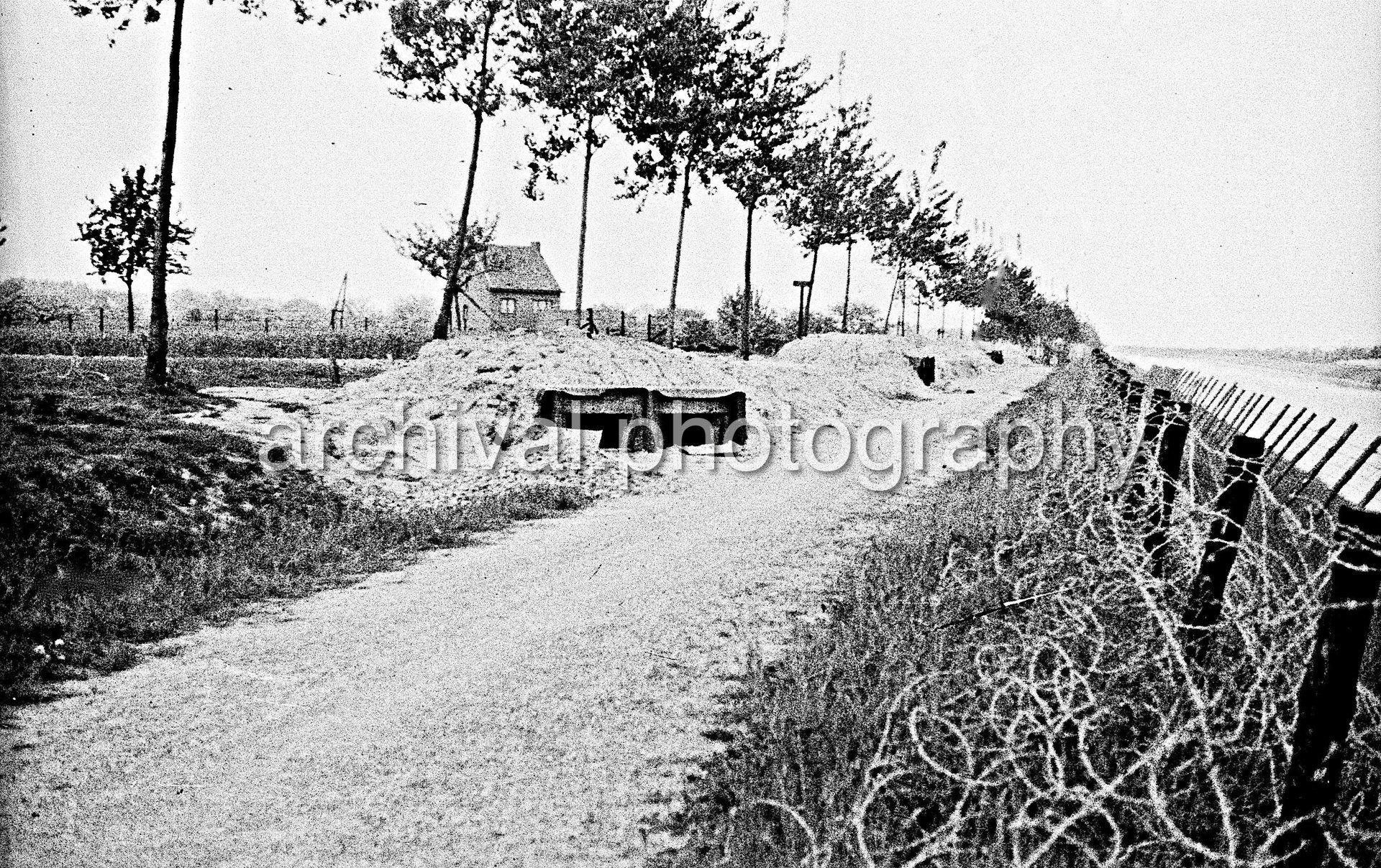 German WWII Fortifications, Ramparts And Weapons