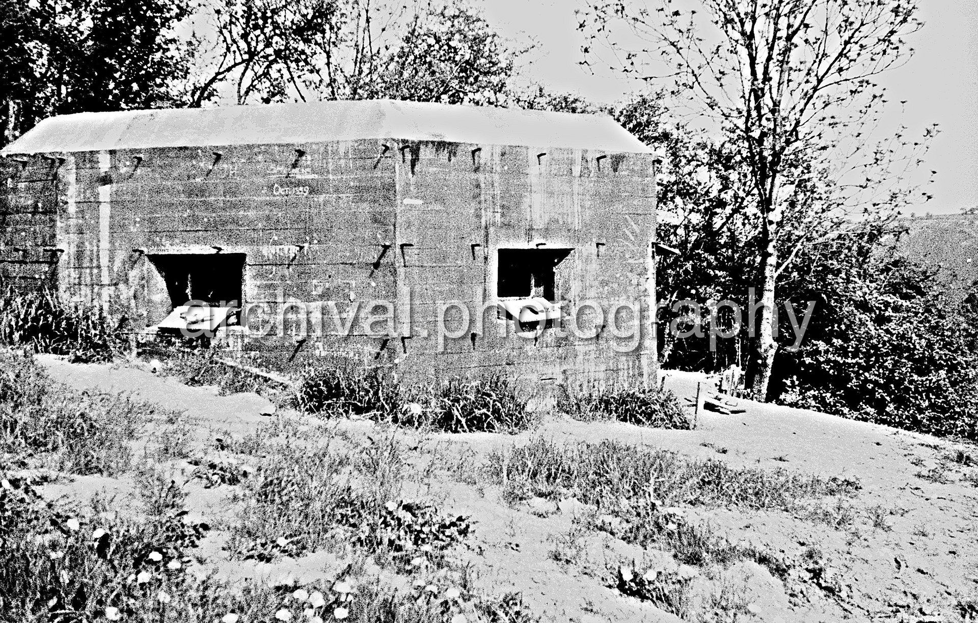 German WWII Fortifications, Ramparts And Weapons