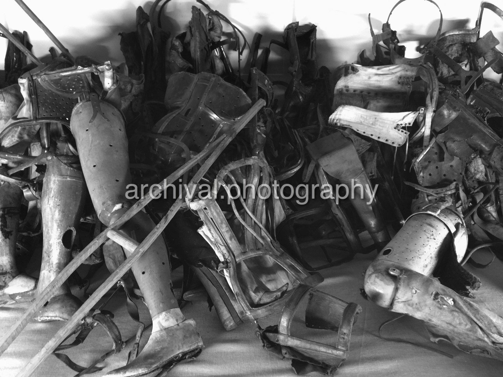 CRUTCHES - Auschwitz Concentration Camp -
